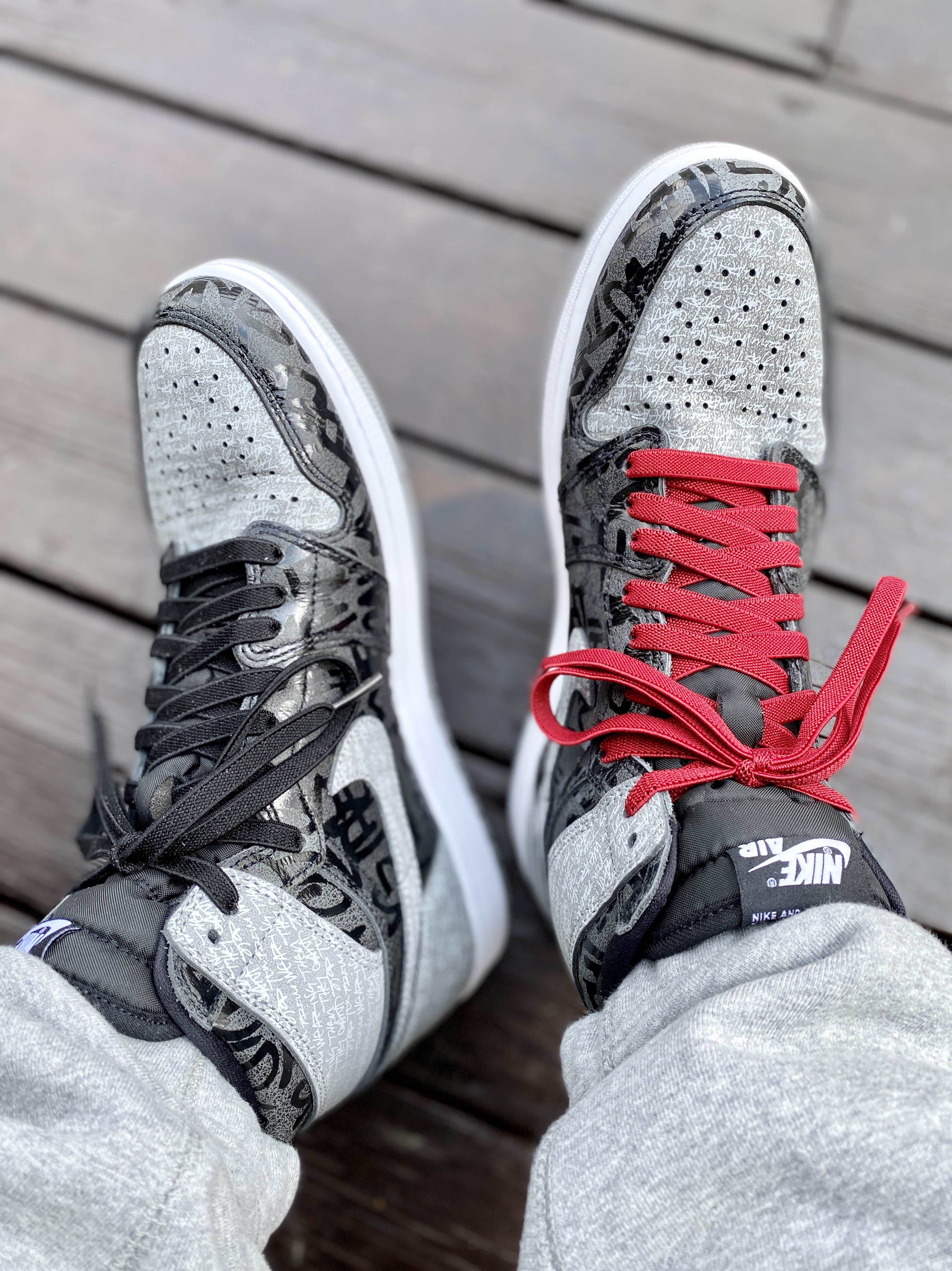Jordan 1 Retro High OG Rebellionaire 착용 스타일