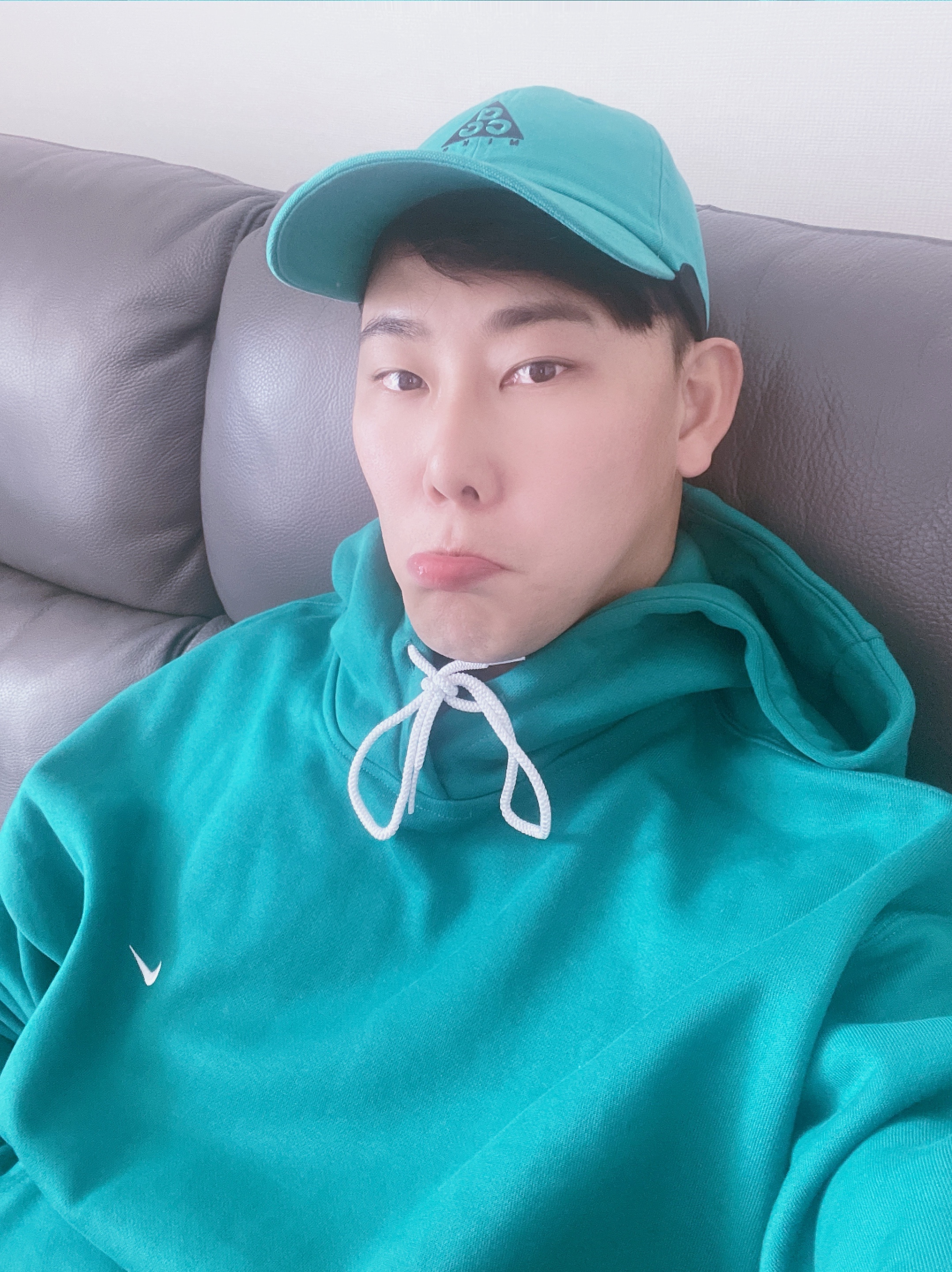 Nike NRG Solo Swoosh Fleece Hoodie Mystic Green - Asia, Nike Dunk Low Retro Black 착용 스타일 - 2