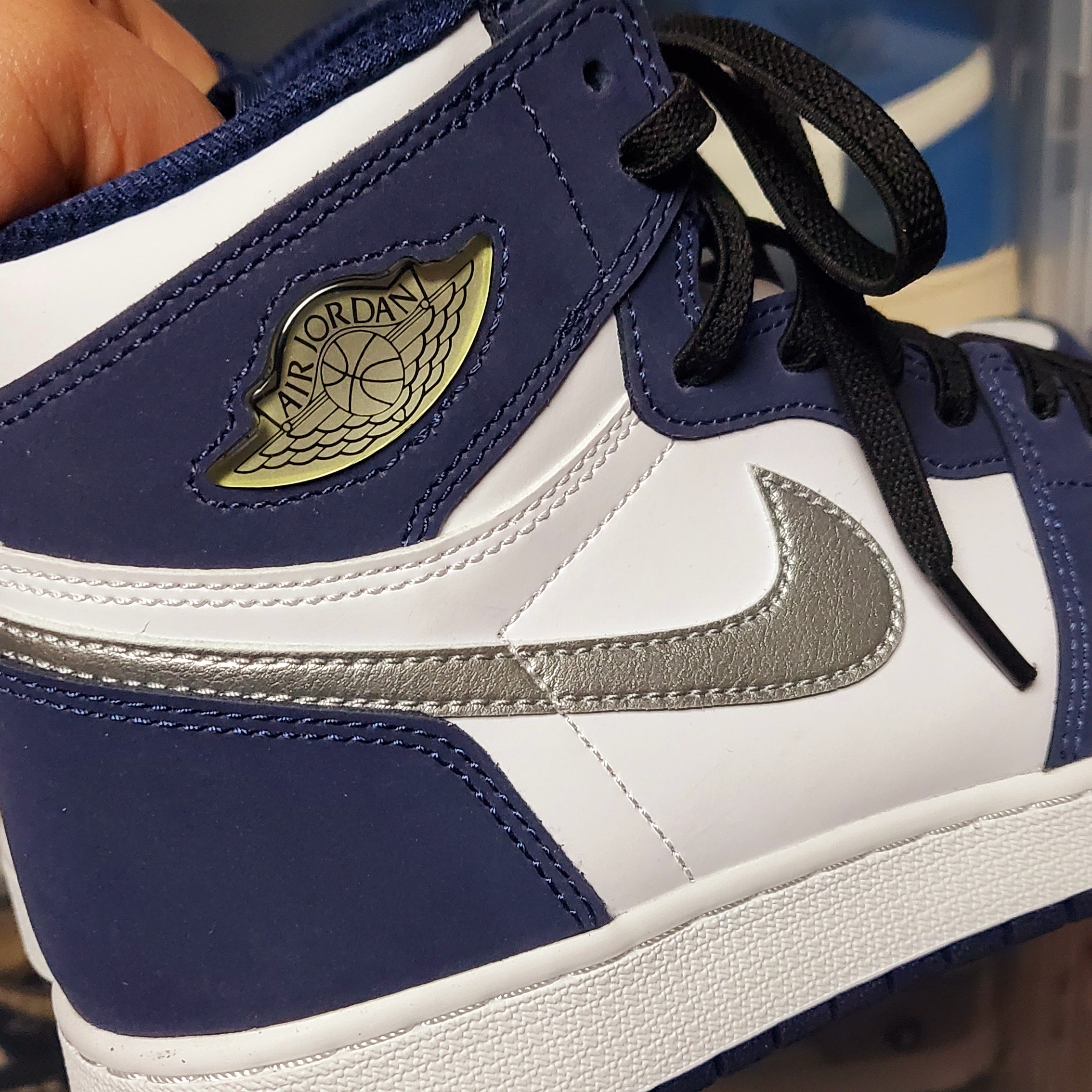 (GS) Jordan 1 Retro High OG CO.JP Midnight Navy 착용 스타일 - 5