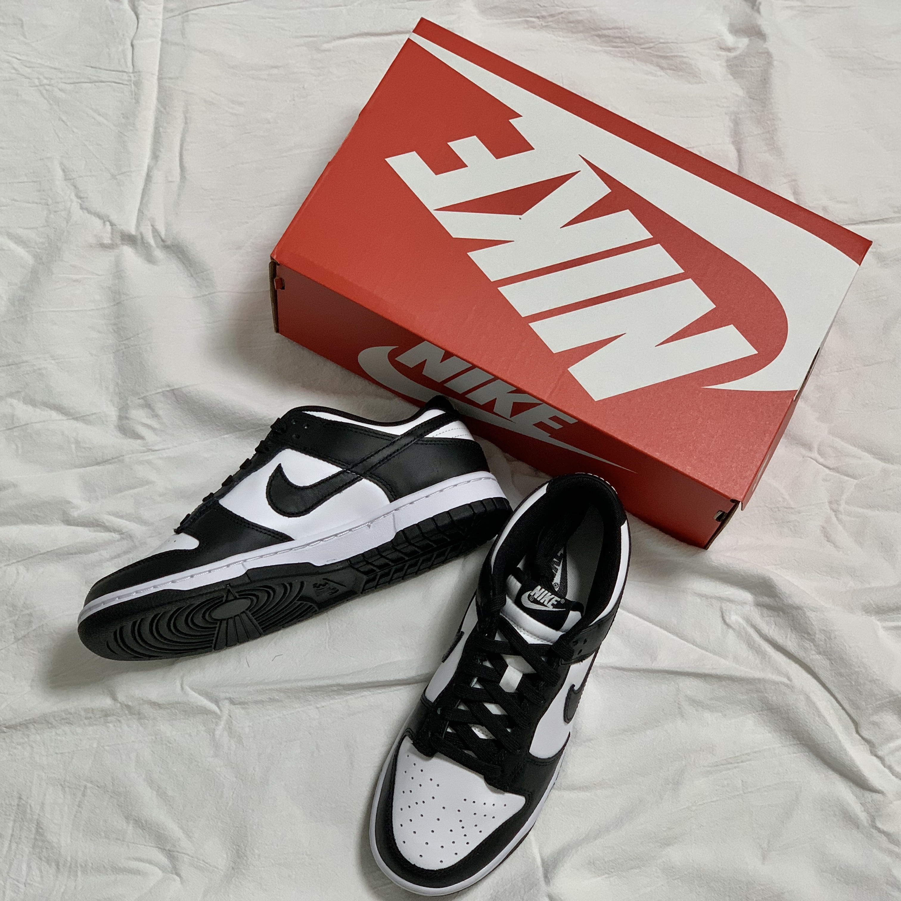 Nike Dunk Low Retro Black 착용 스타일 - 3
