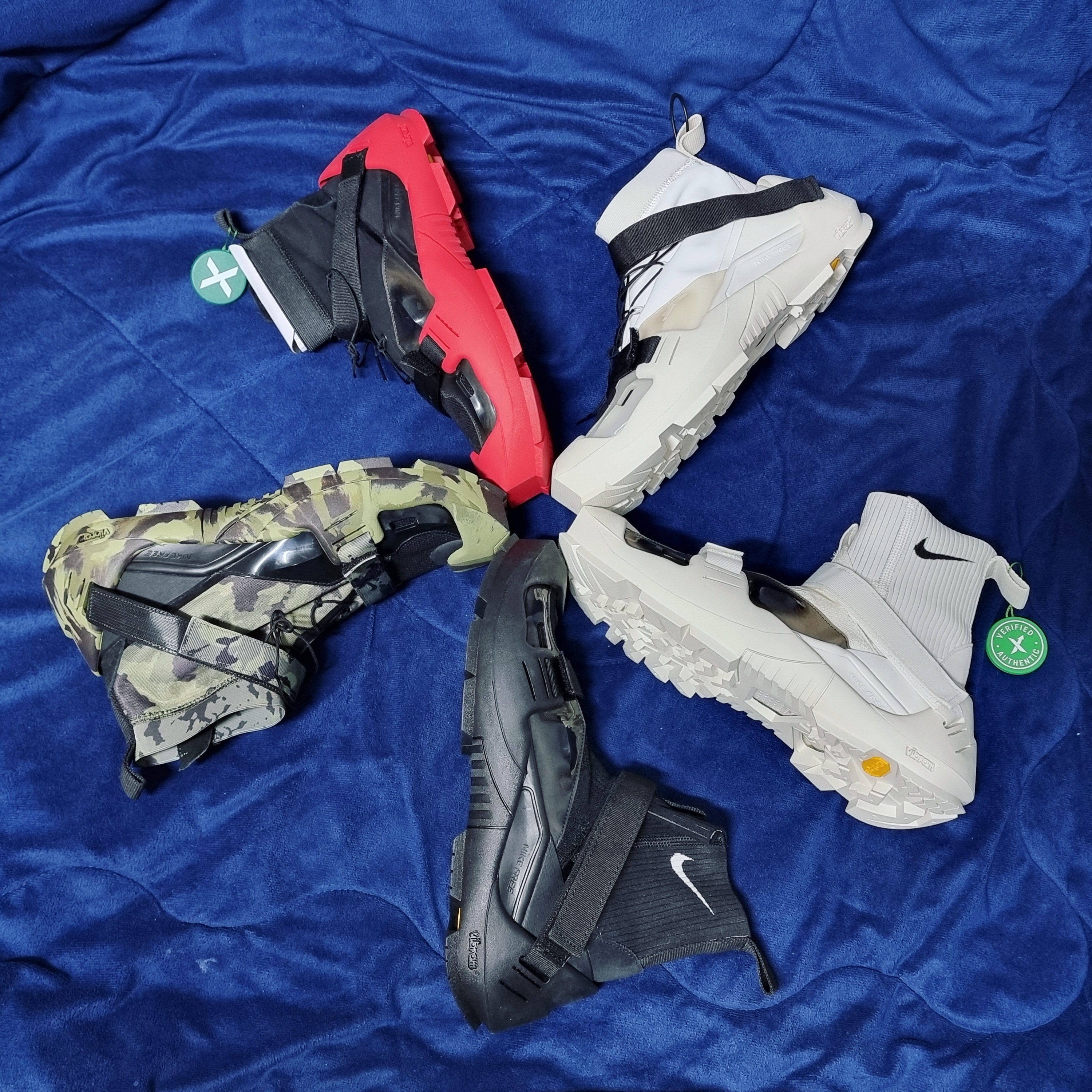 Nike x Matthew M Williams Free TR 3 SP Bred, Nike x Matthew M Williams Free TR 3 SE Camo Green 착용 스타일