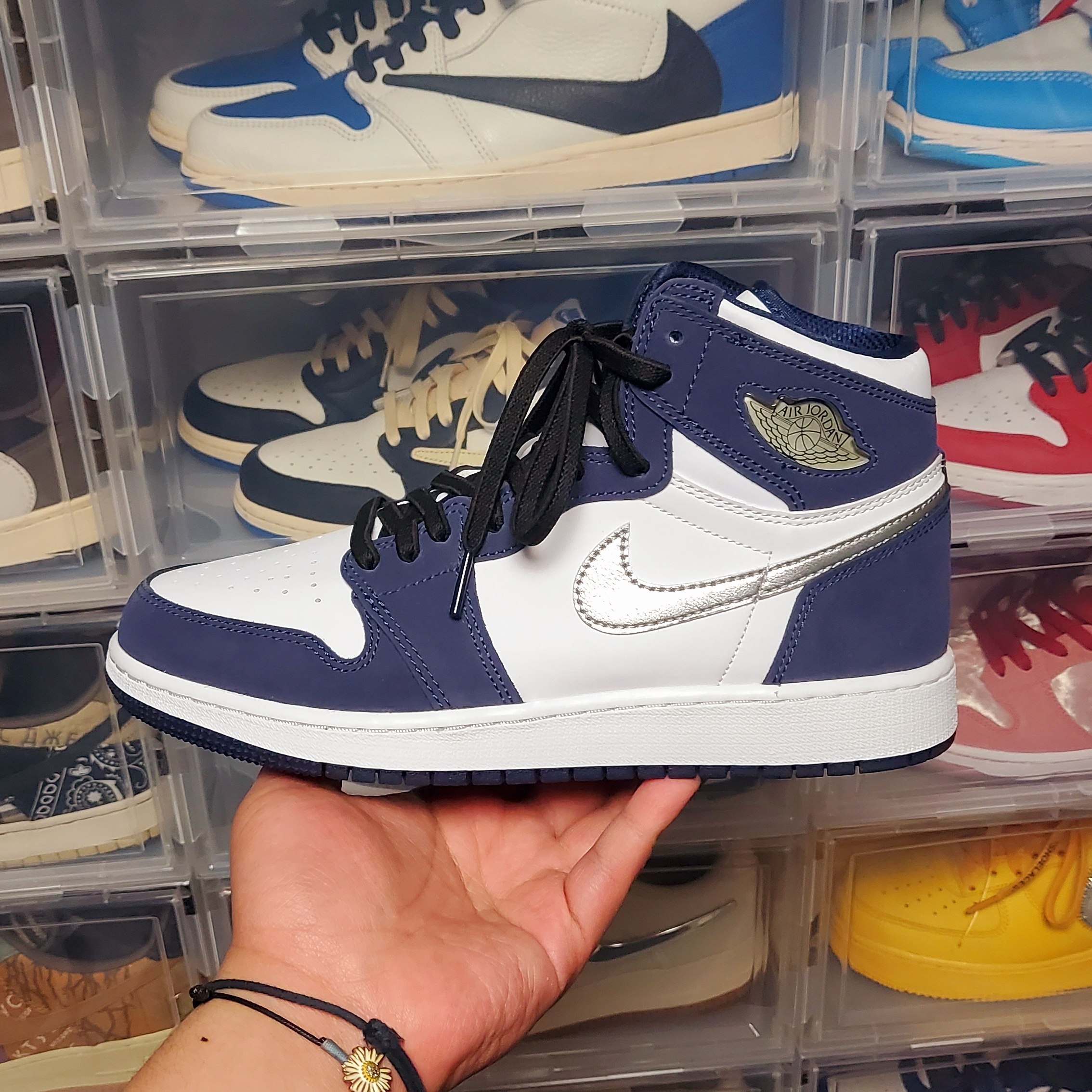 (GS) Jordan 1 Retro High OG CO.JP Midnight Navy 착용 스타일 - 2