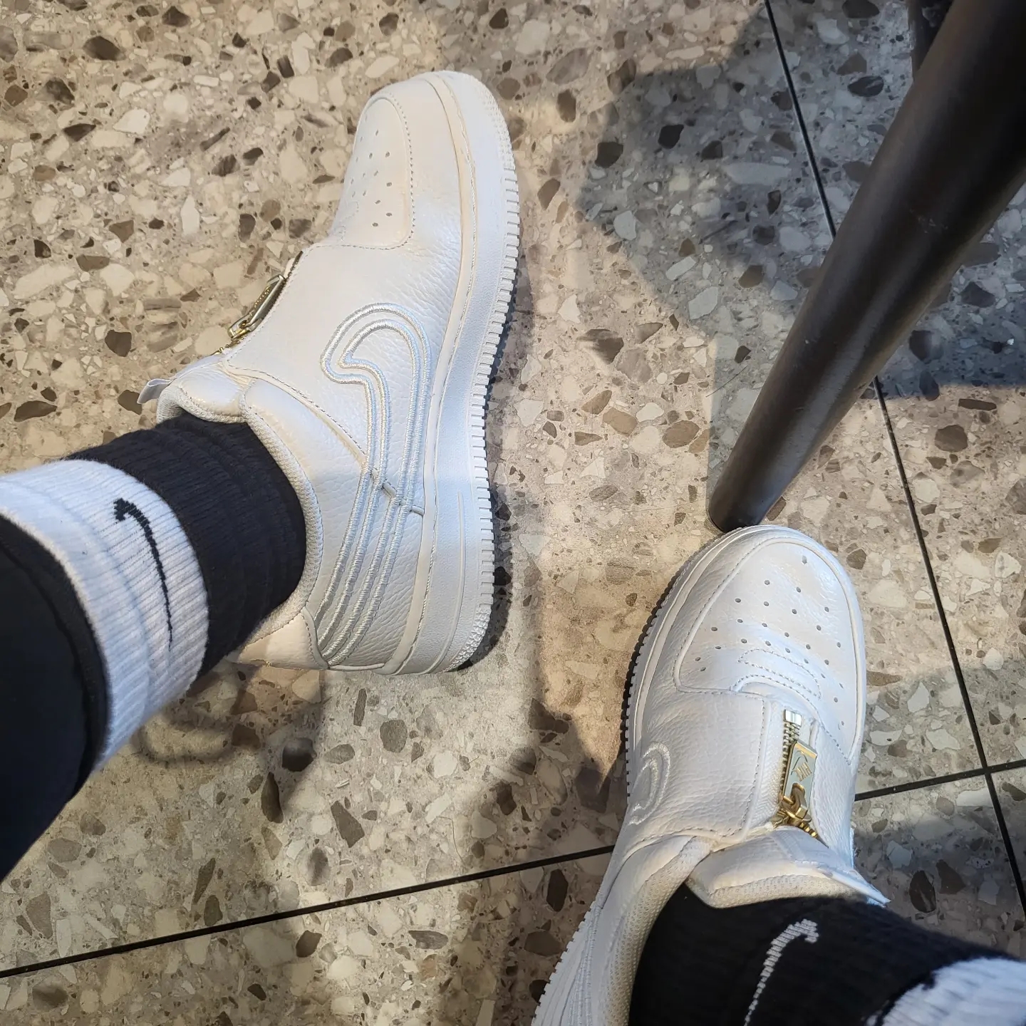 (W) Nike x Serena Williams Air Force 1 LXX Summit White 착용 스타일 - 3