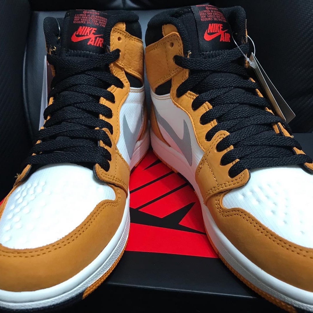 Jordan 1 Element Gore-Tex Light Curry 착용 스타일 - 1