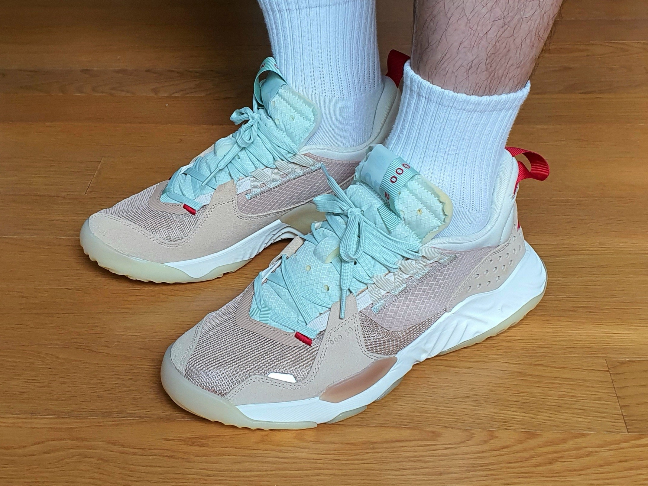 Jordan Delta SP Vachetta Tan 착용 스타일