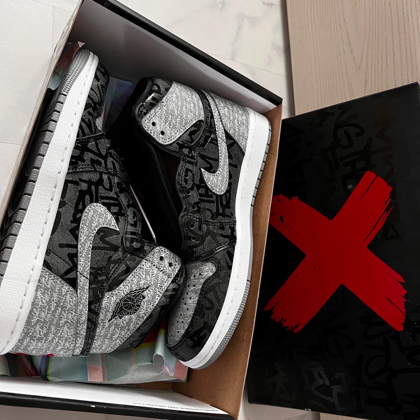 Jordan 1 Retro High OG Rebellionaire 착용 스타일 - 4