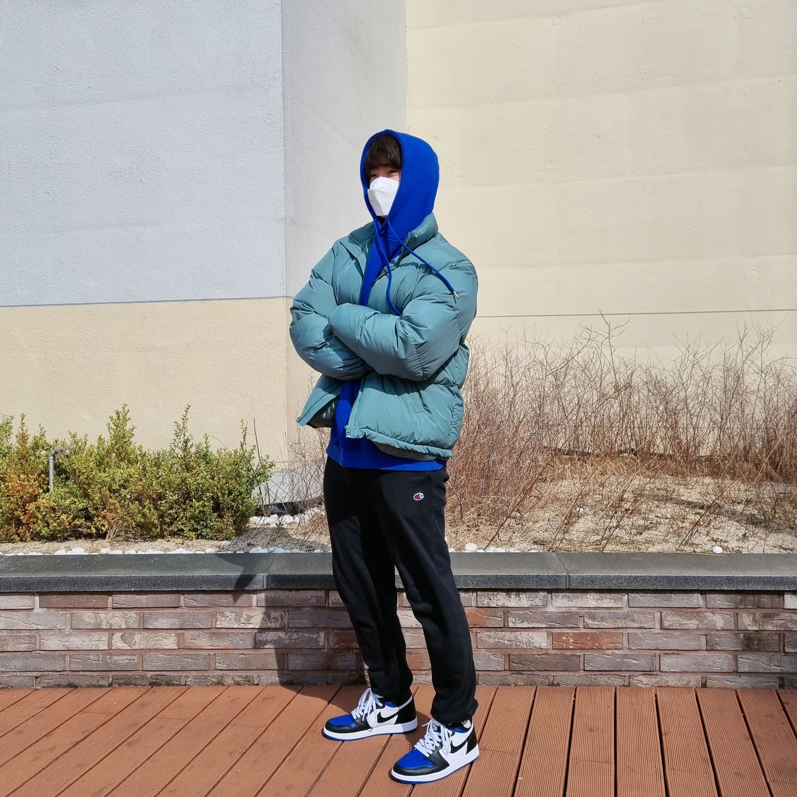 Jordan 1 Retro High OG Royal Toe 착용 스타일