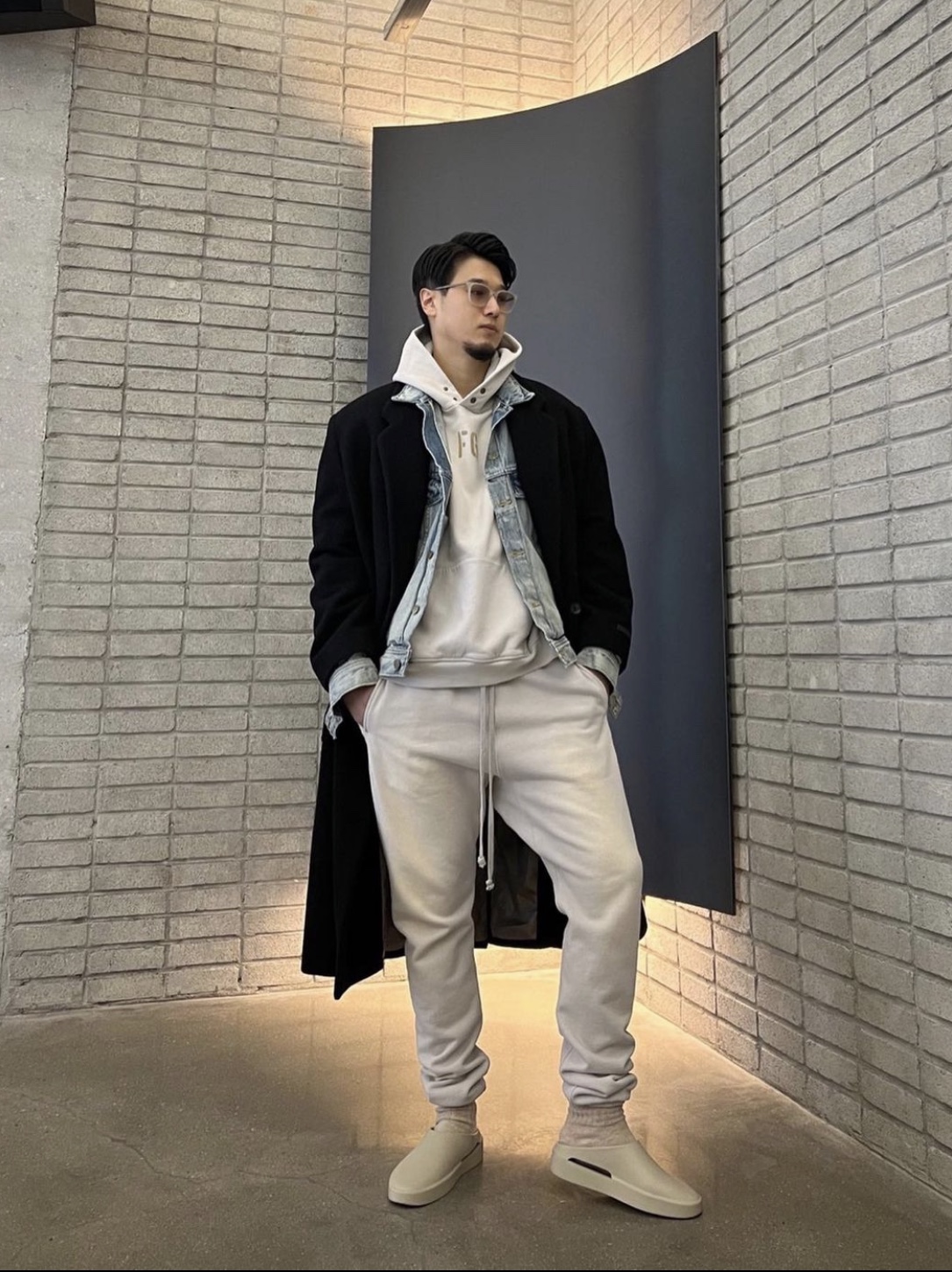 Fear of God The California Oat 착용 스타일