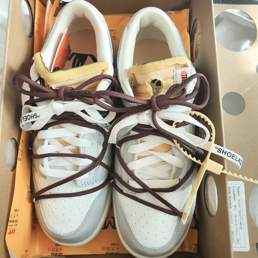 Nike x Off-White Dunk Low The 50 - Lot 46 착용 스타일