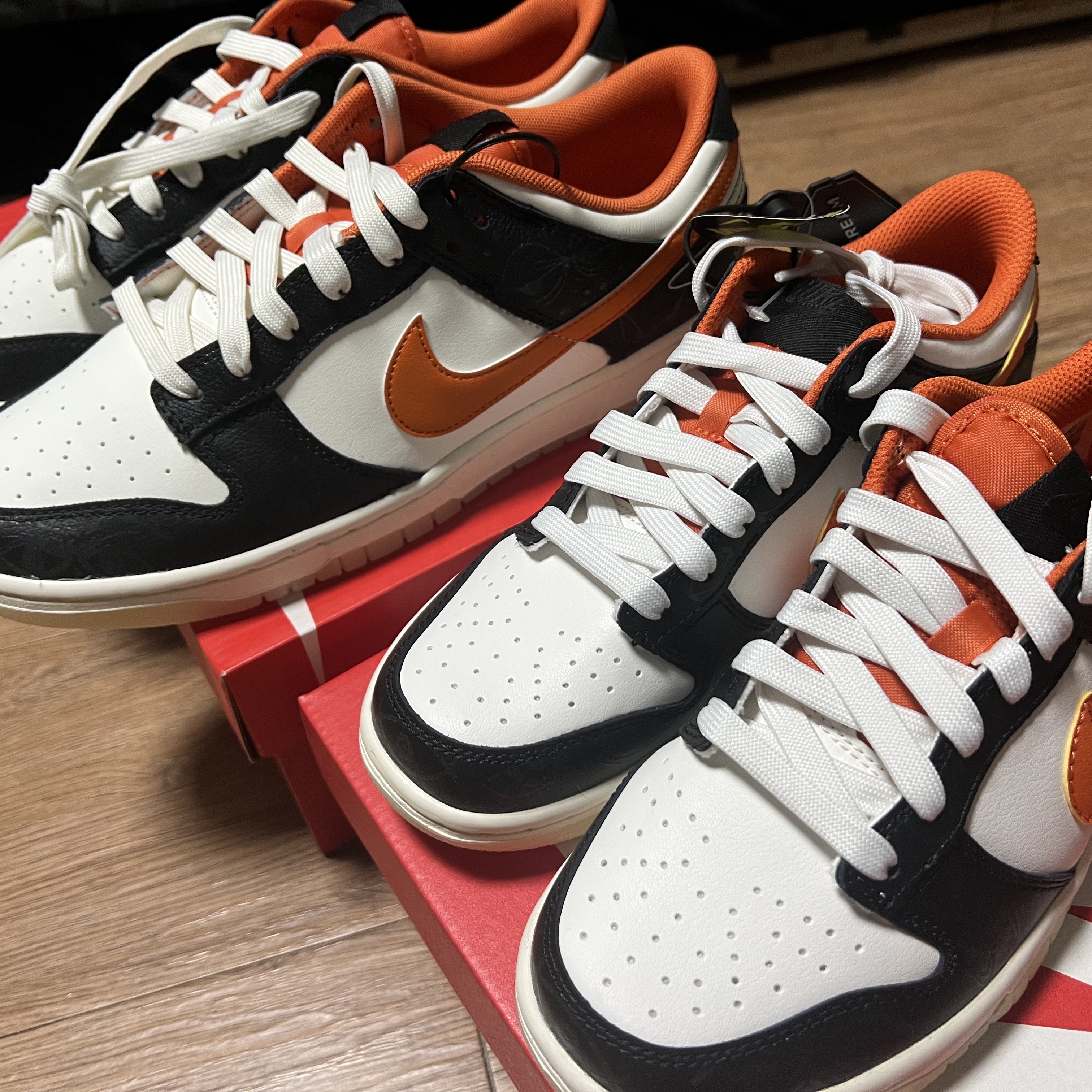 Nike Dunk Low Retro PRM Halloween, (GS) Nike Dunk Low PRM Halloween 착용 스타일