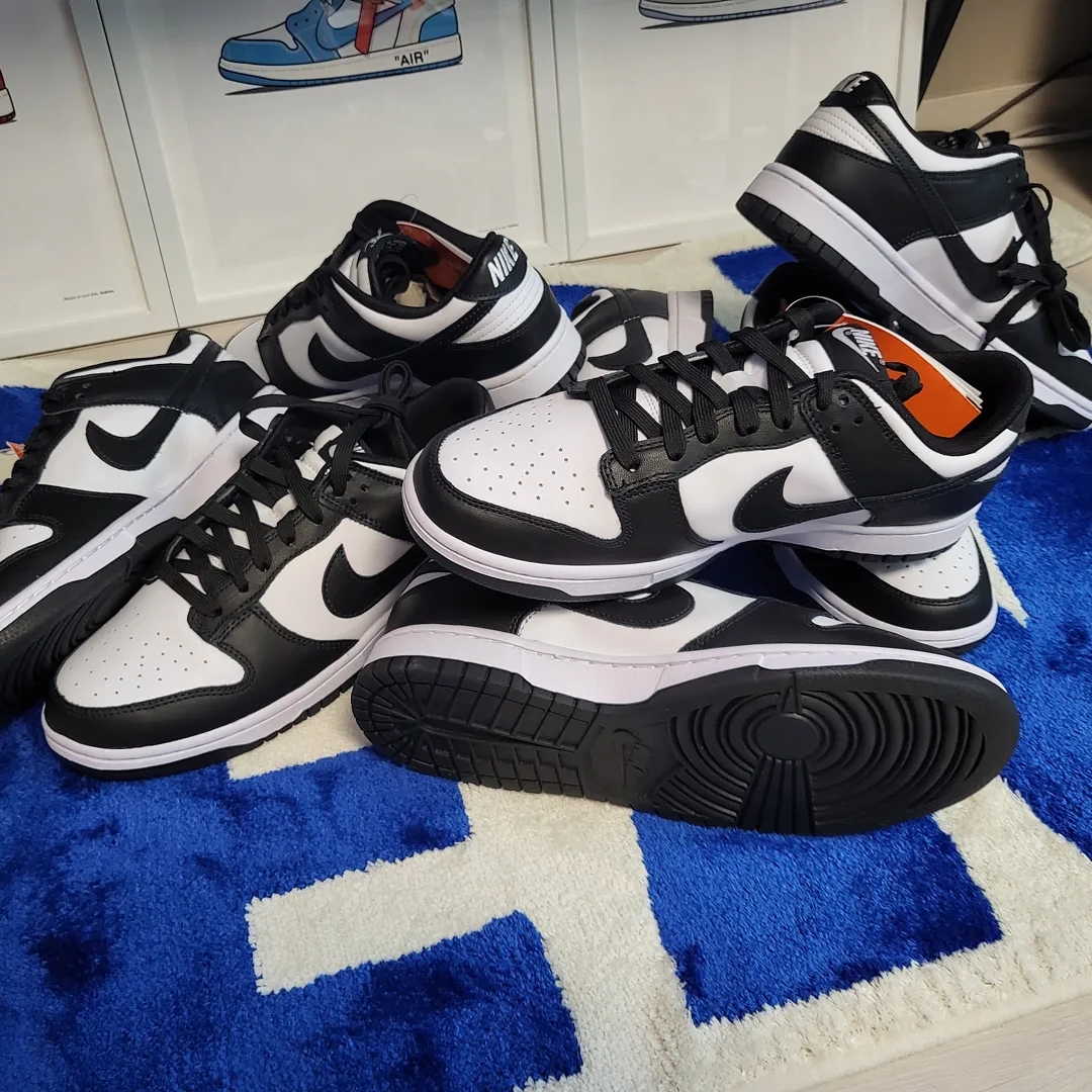 Nike Dunk Low Retro Black 착용 스타일 - 1