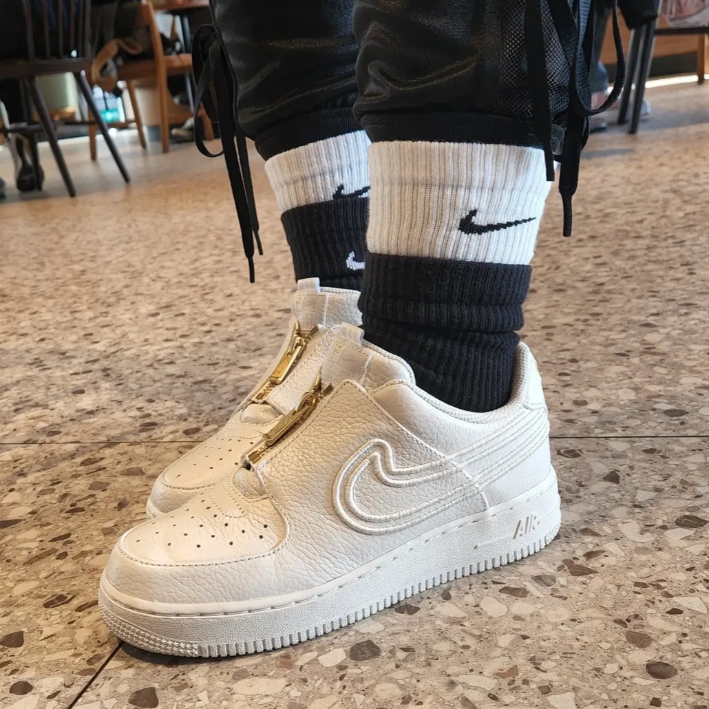 (W) Nike x Serena Williams Air Force 1 LXX Summit White 착용 스타일 - 2