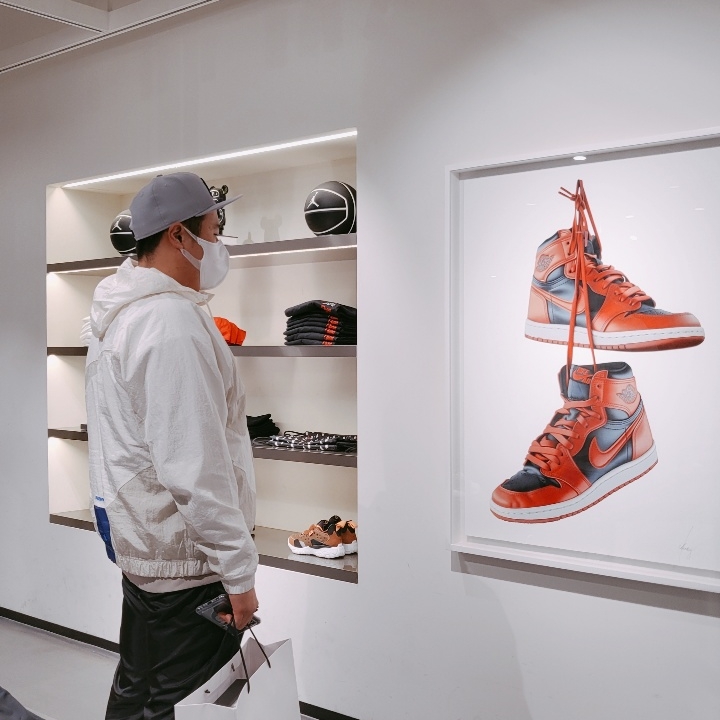 Jordan 1 Low Golf Wolf Grey 착용 스타일 - 2