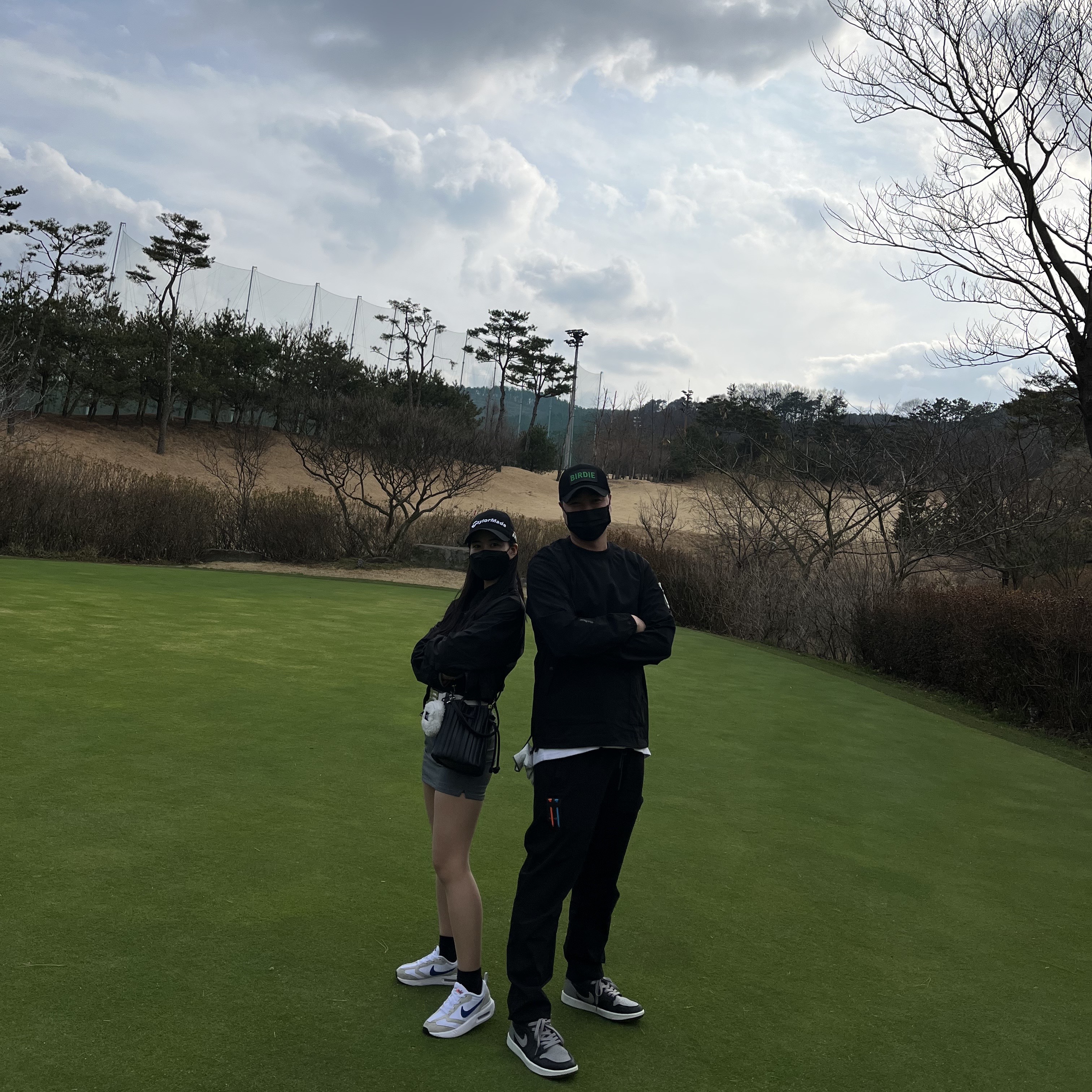 Jordan 1 Low Golf Shadow 착용 스타일 - 1