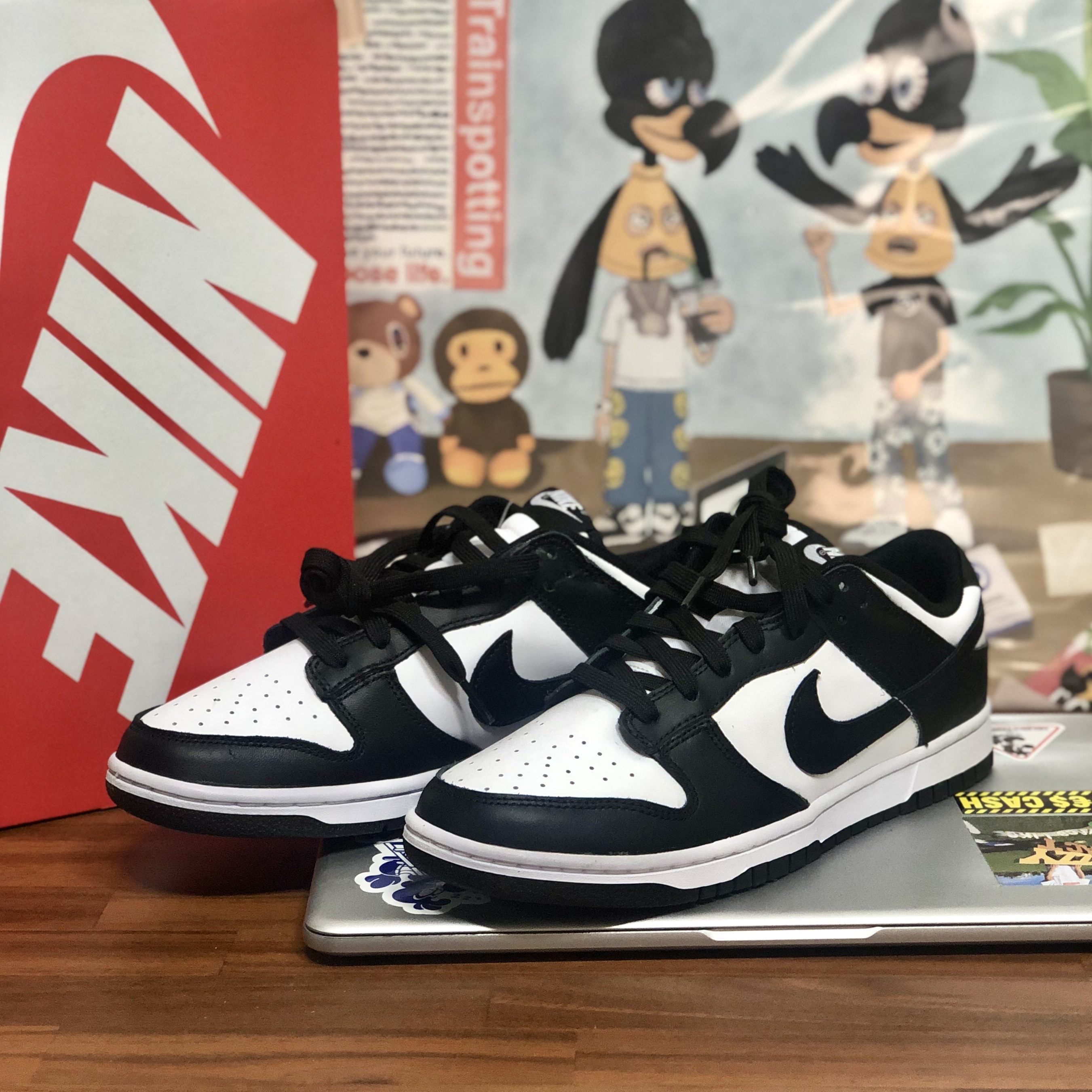 Nike Dunk Low Retro Black 착용 스타일
