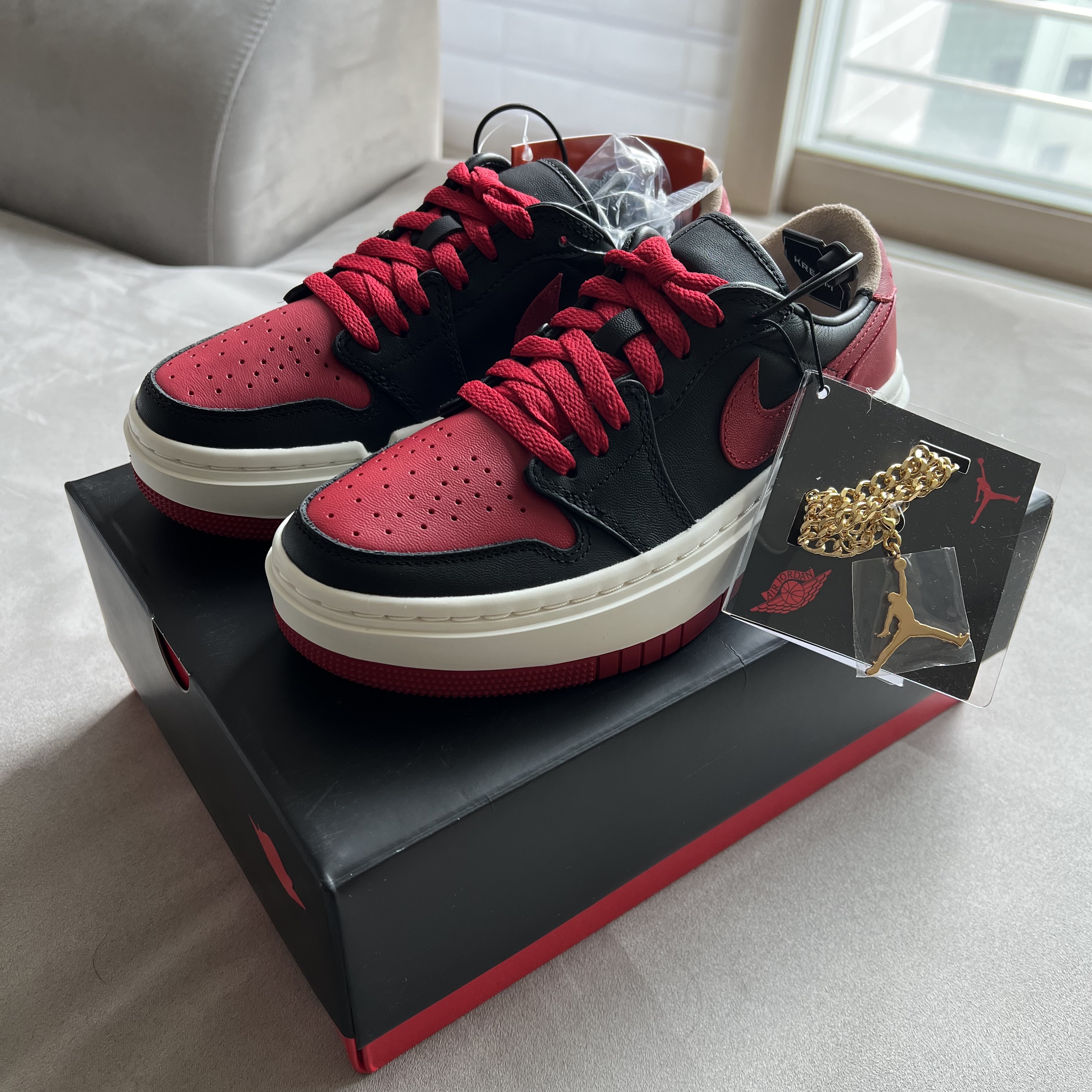 (W) Jordan 1 Elevate Low SE Bred 착용 스타일