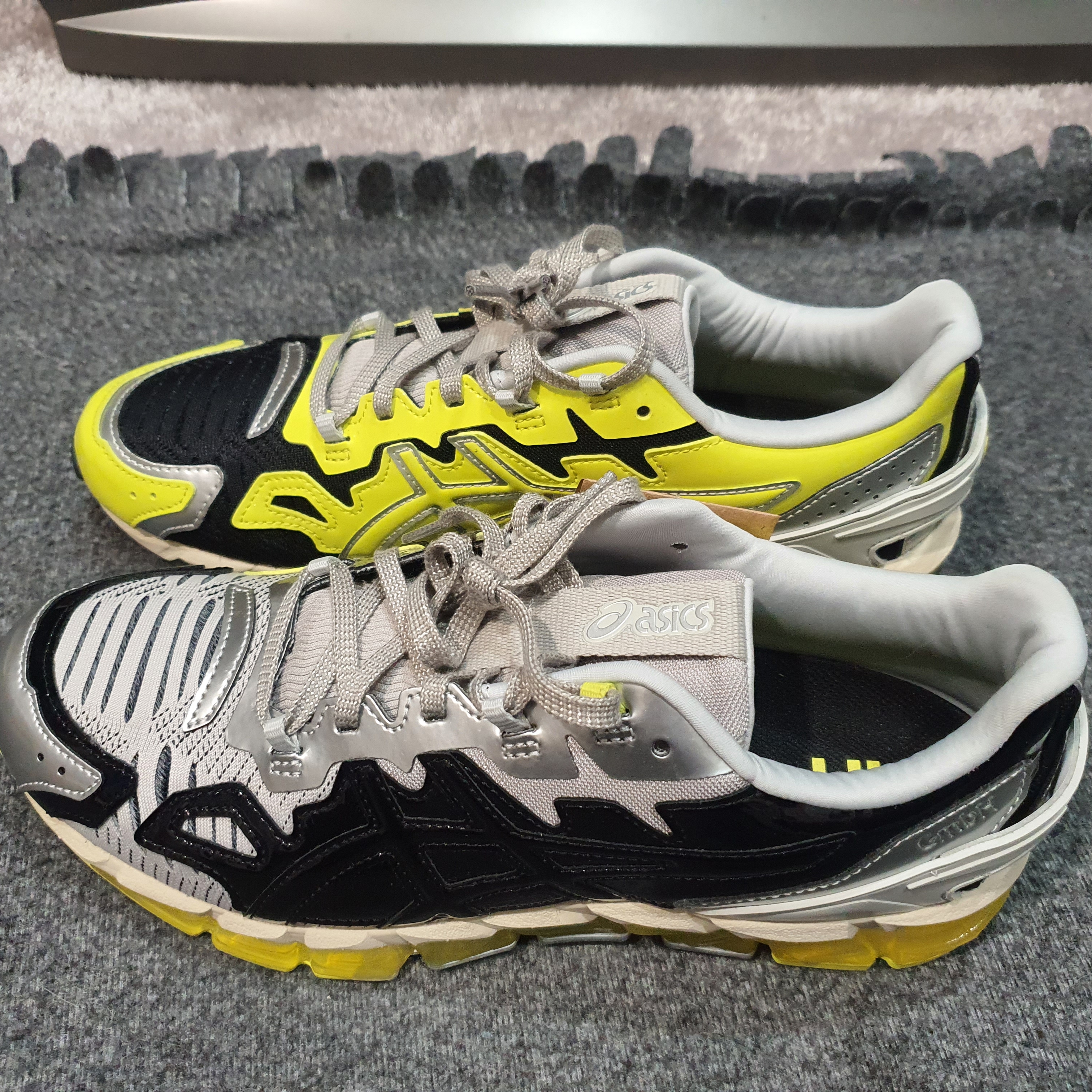 Asics x GmbH Gel-Quantum 360 6 Pure Silver Sour Yuzu 착용 스타일 - 4