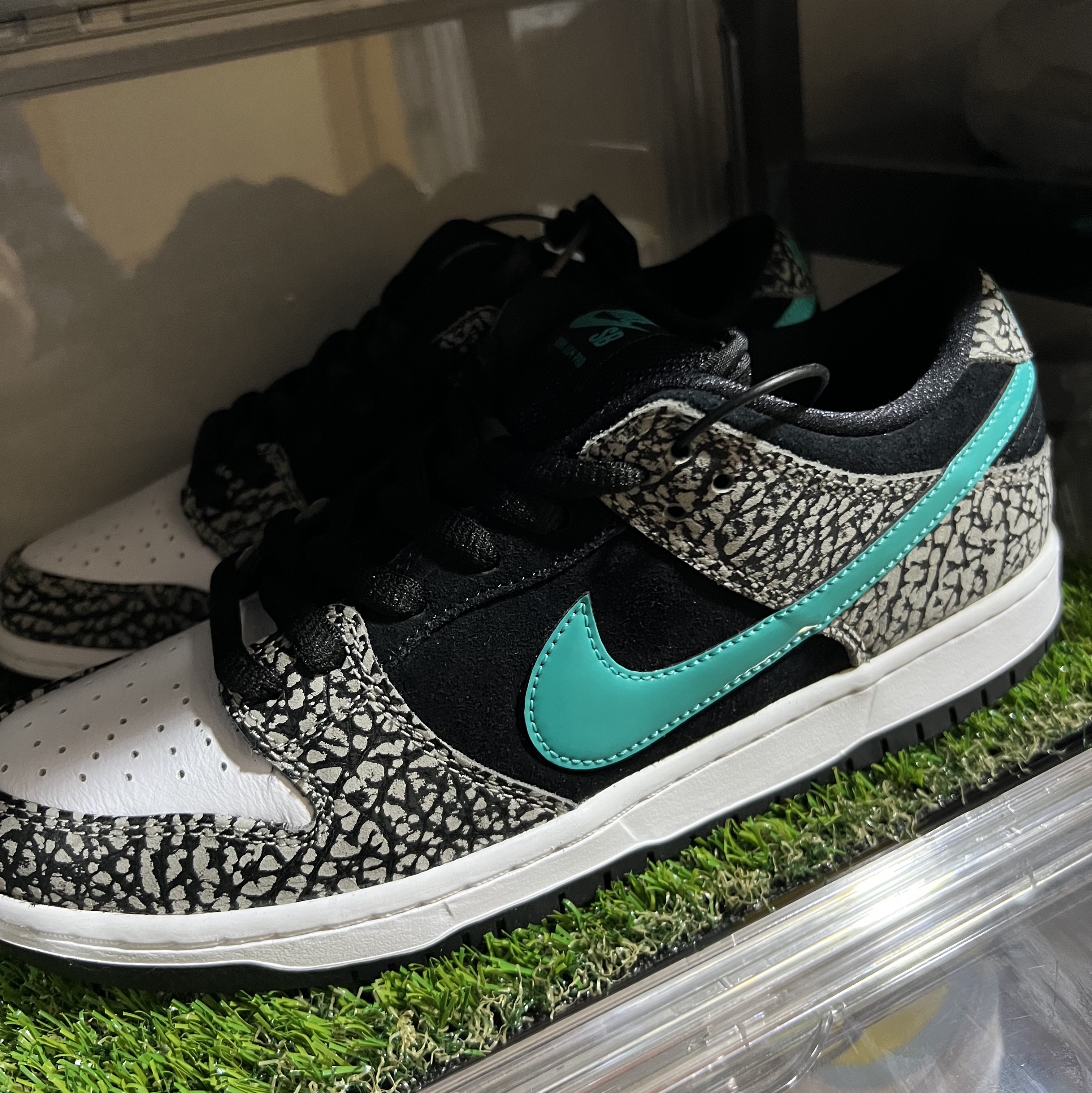 Nike SB Dunk Low Pro Chicago, Nike SB Dunk Low Pro Clear Jade 착용 스타일 - 2