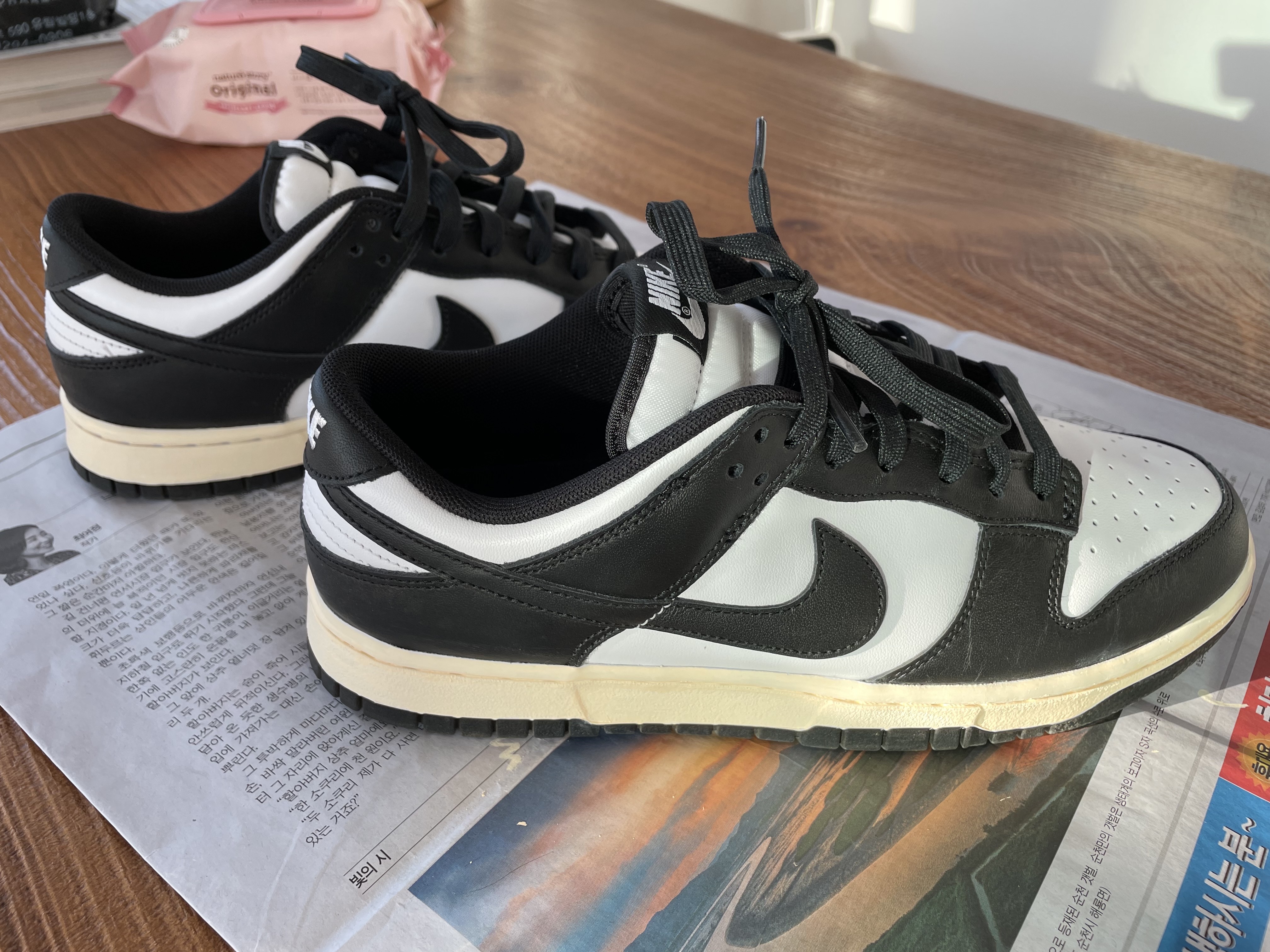 Nike Dunk Low Retro Black 착용 스타일