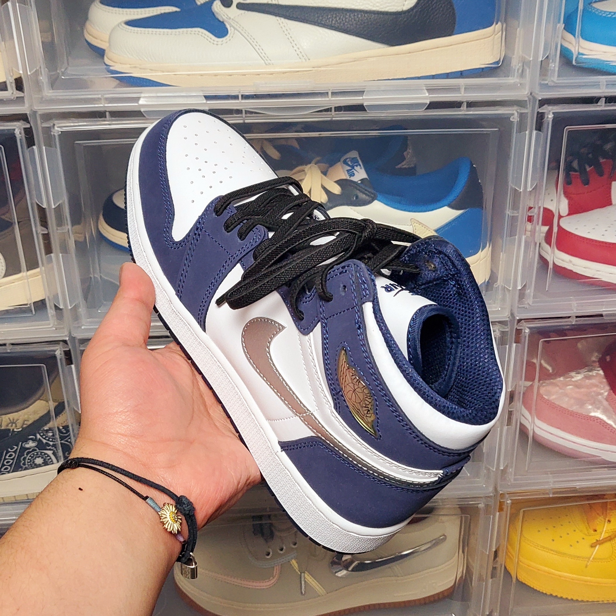 (GS) Jordan 1 Retro High OG CO.JP Midnight Navy 착용 스타일 - 3