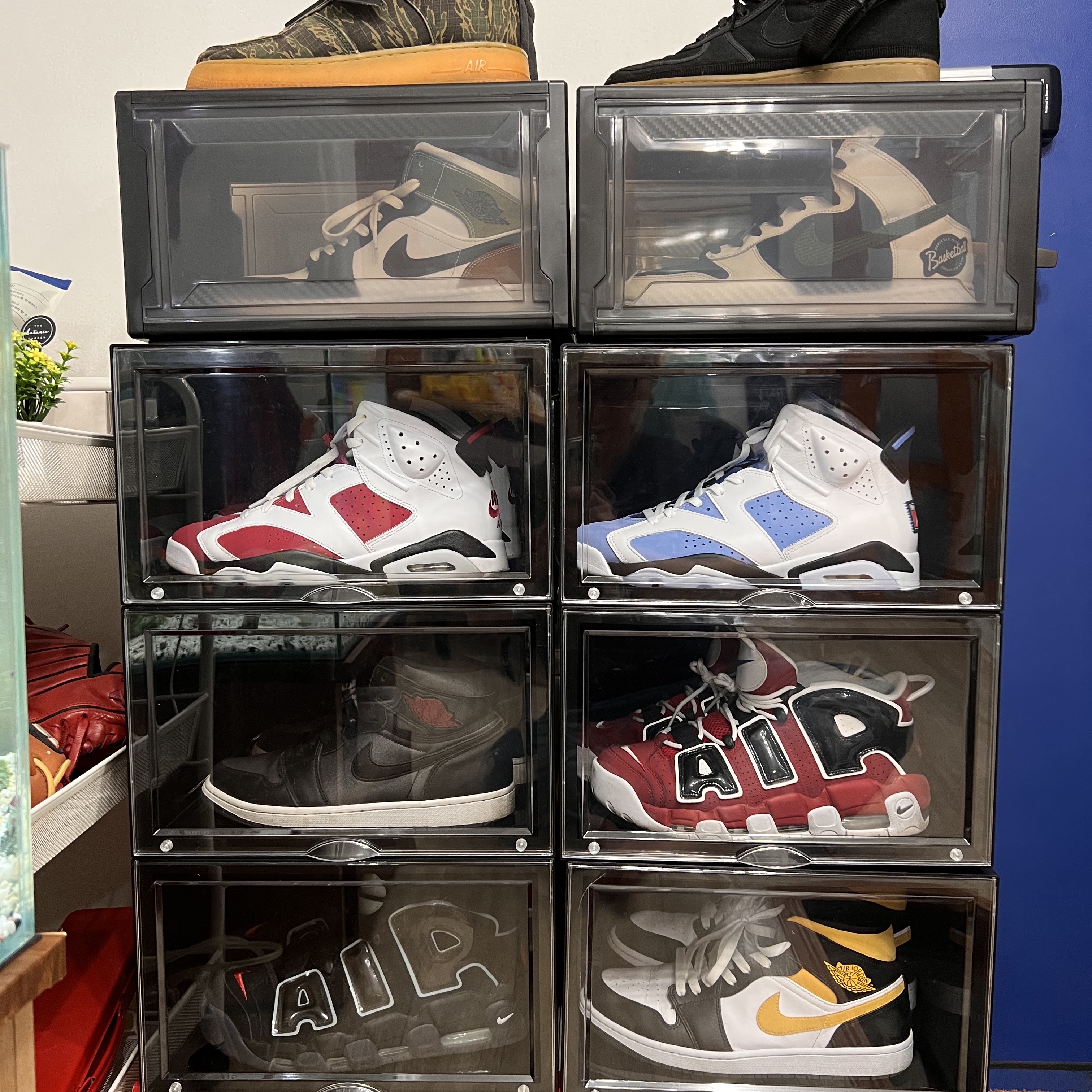 Jordan 6 Retro University Blue 착용 스타일 - 2