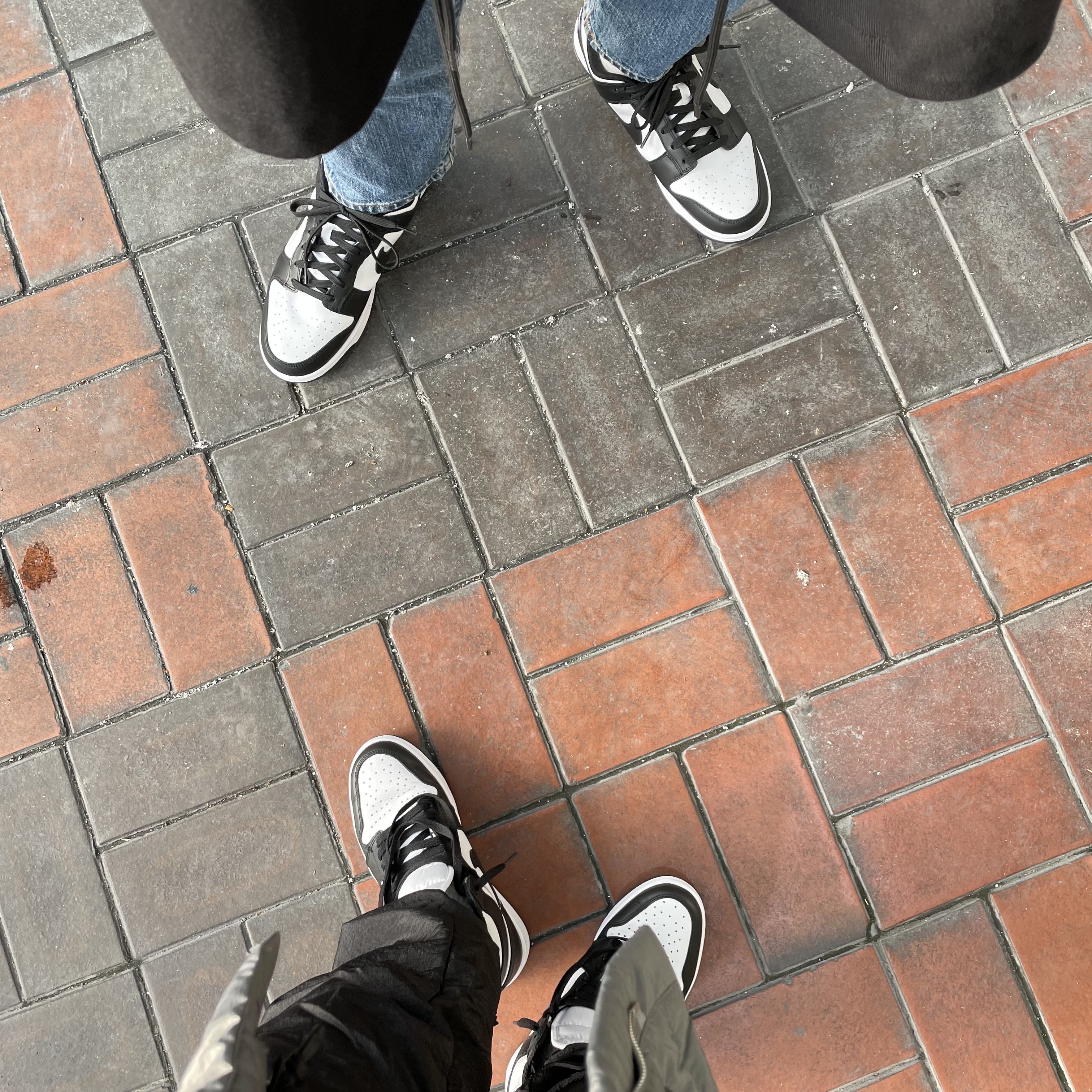 Jordan 1 Retro High OG Black White 2014, Nike Dunk Low Retro Black 착용 스타일