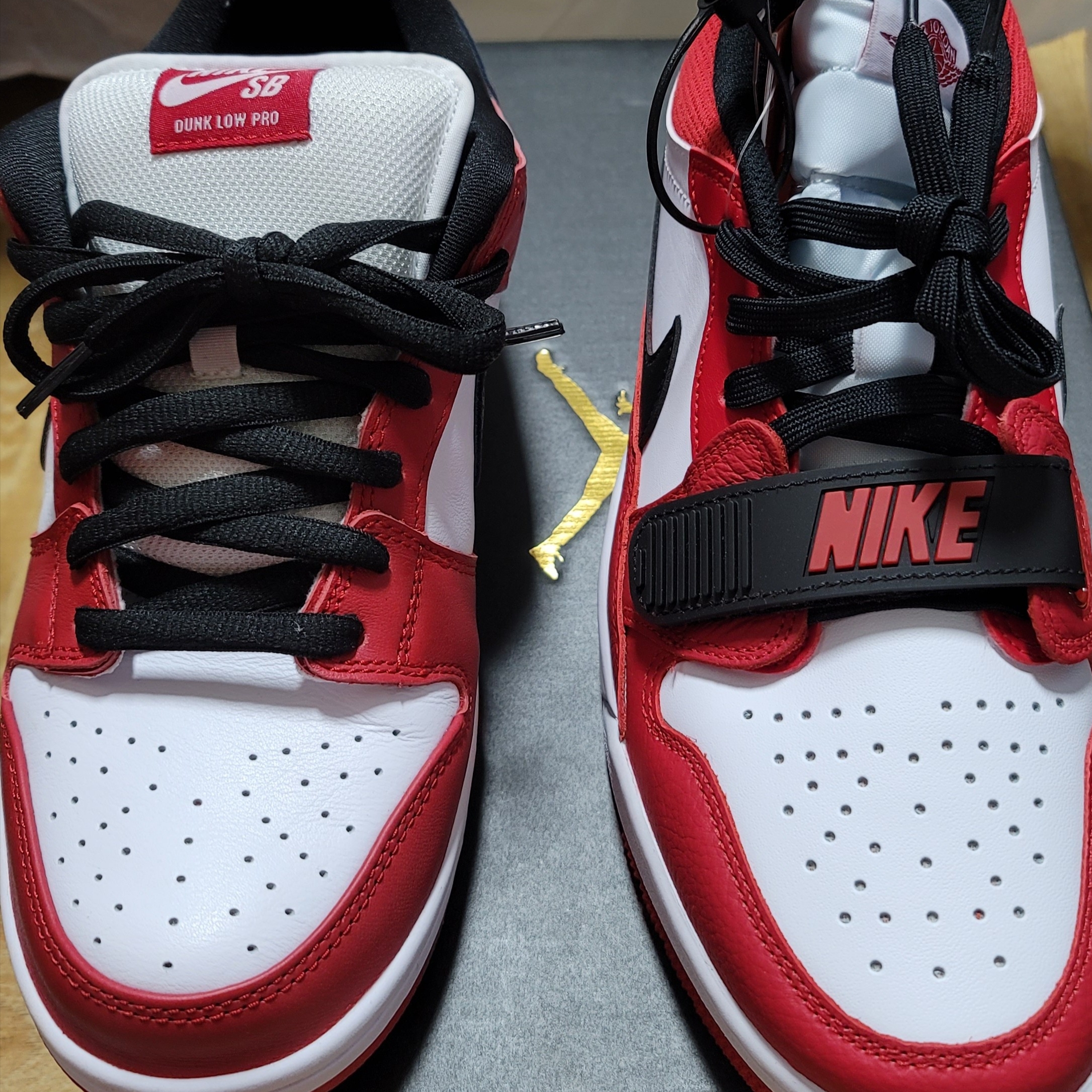Jordan Legacy 312 Low Chicago 2022, Nike SB Dunk Low Pro Chicago 착용 스타일