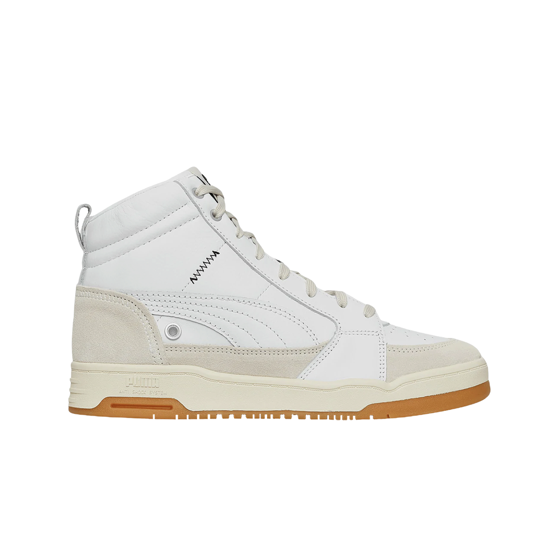 푸마 x 아미 슬립스트림 미드 트레이너 화이트 프리스틴(Puma x AMI Slipstream Mid Trainers White Pristine) - 1