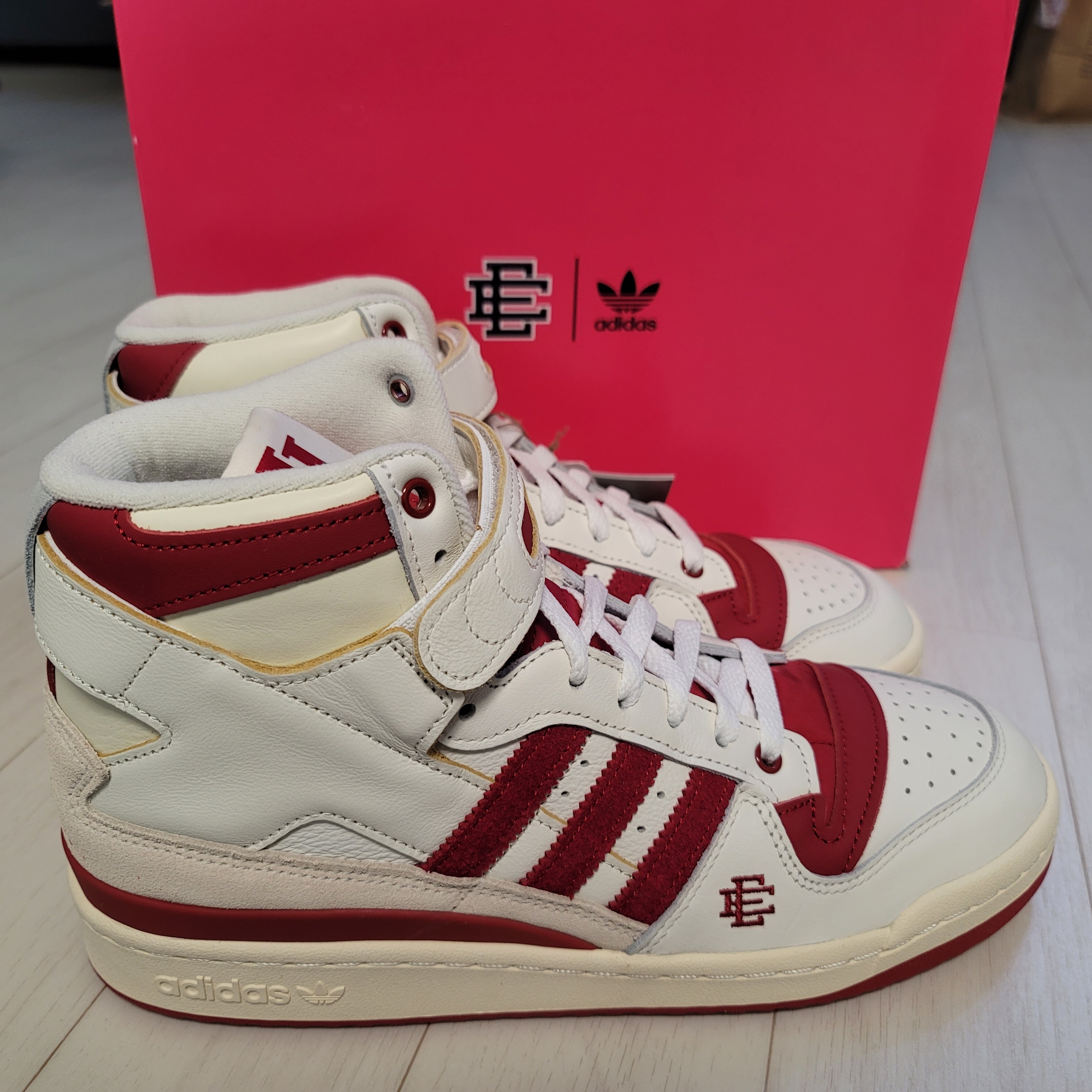 Adidas x Eric Emanuel Forum 84 High Indiana 착용 스타일 - 1