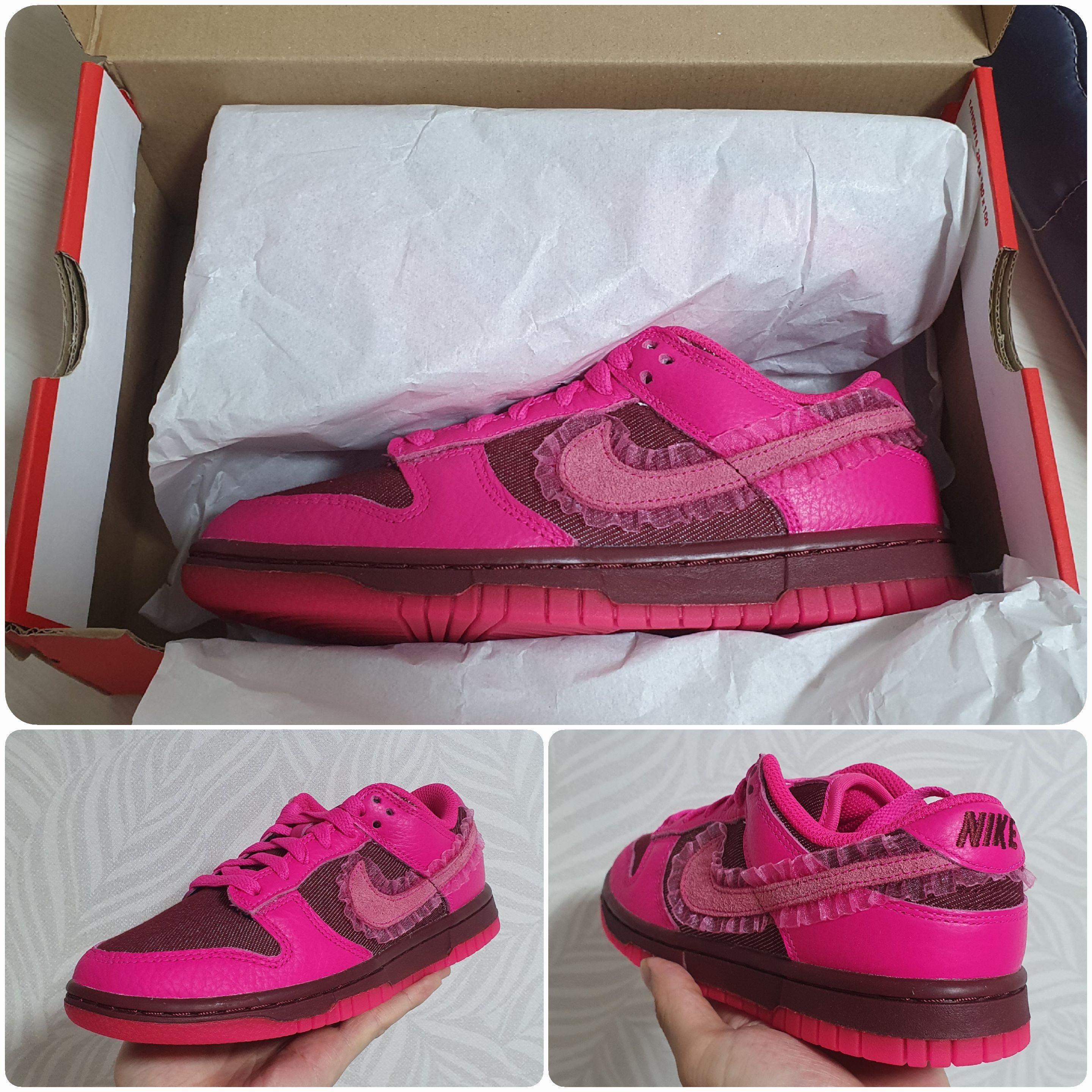 (W) Nike Dunk Low Prime Pink 착용 스타일