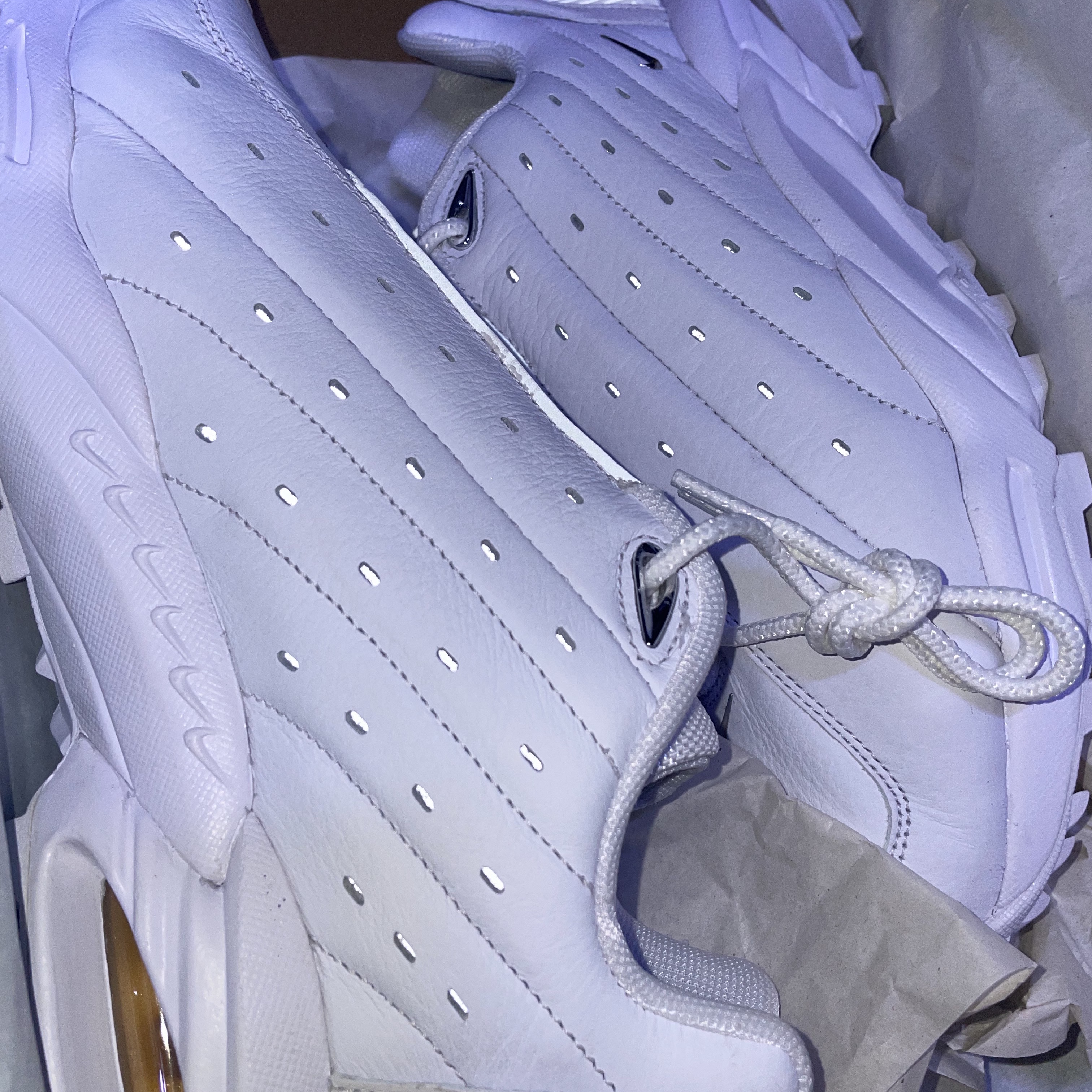 Nike x Drake Nocta Hot Step Air Terra Triple White 착용 스타일