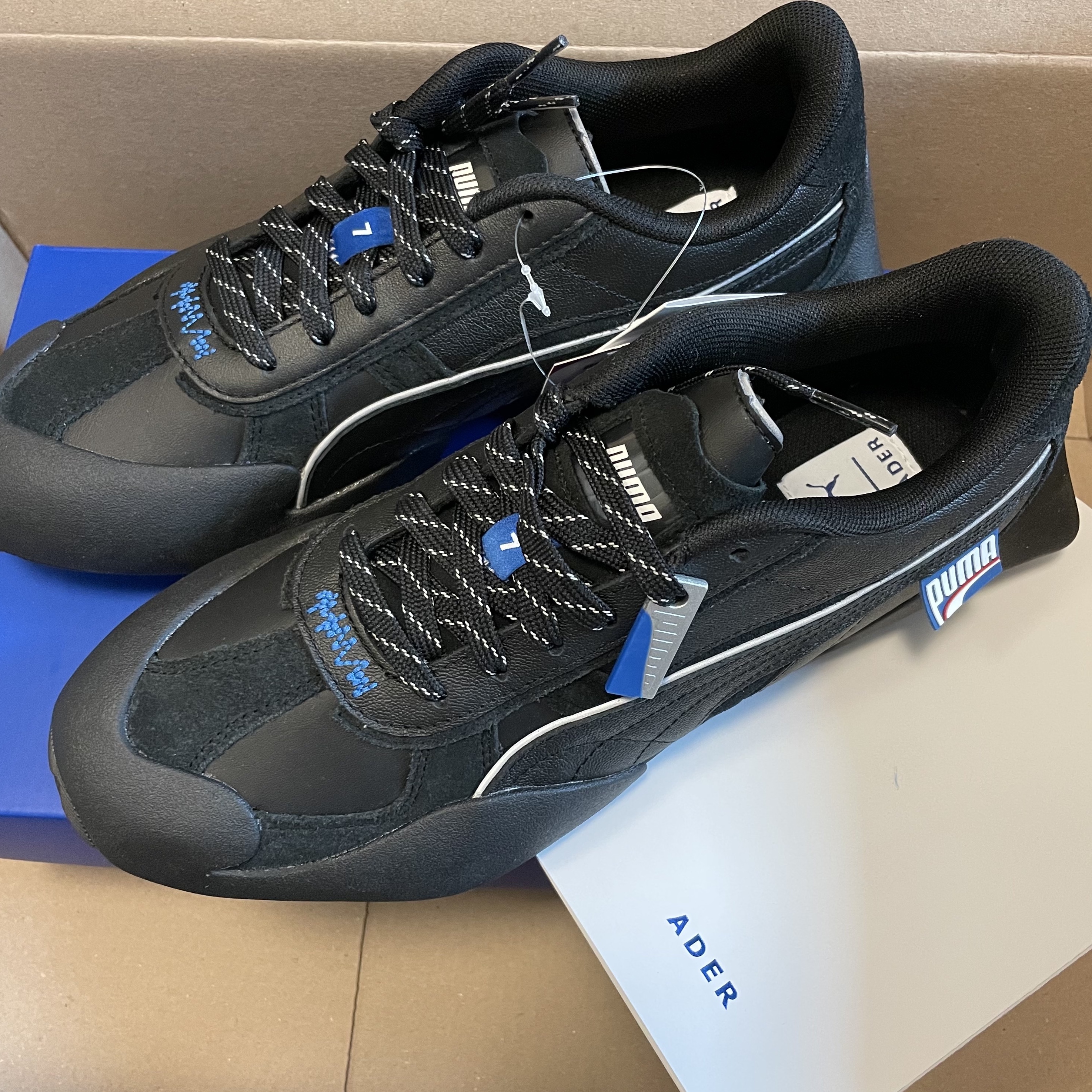 Puma x Ader Error Vaderon Black 착용 스타일