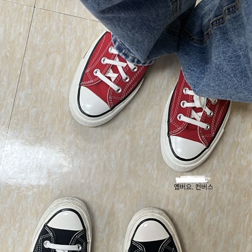 Converse Chuck 70 Ox Enamel Red 착용 스타일