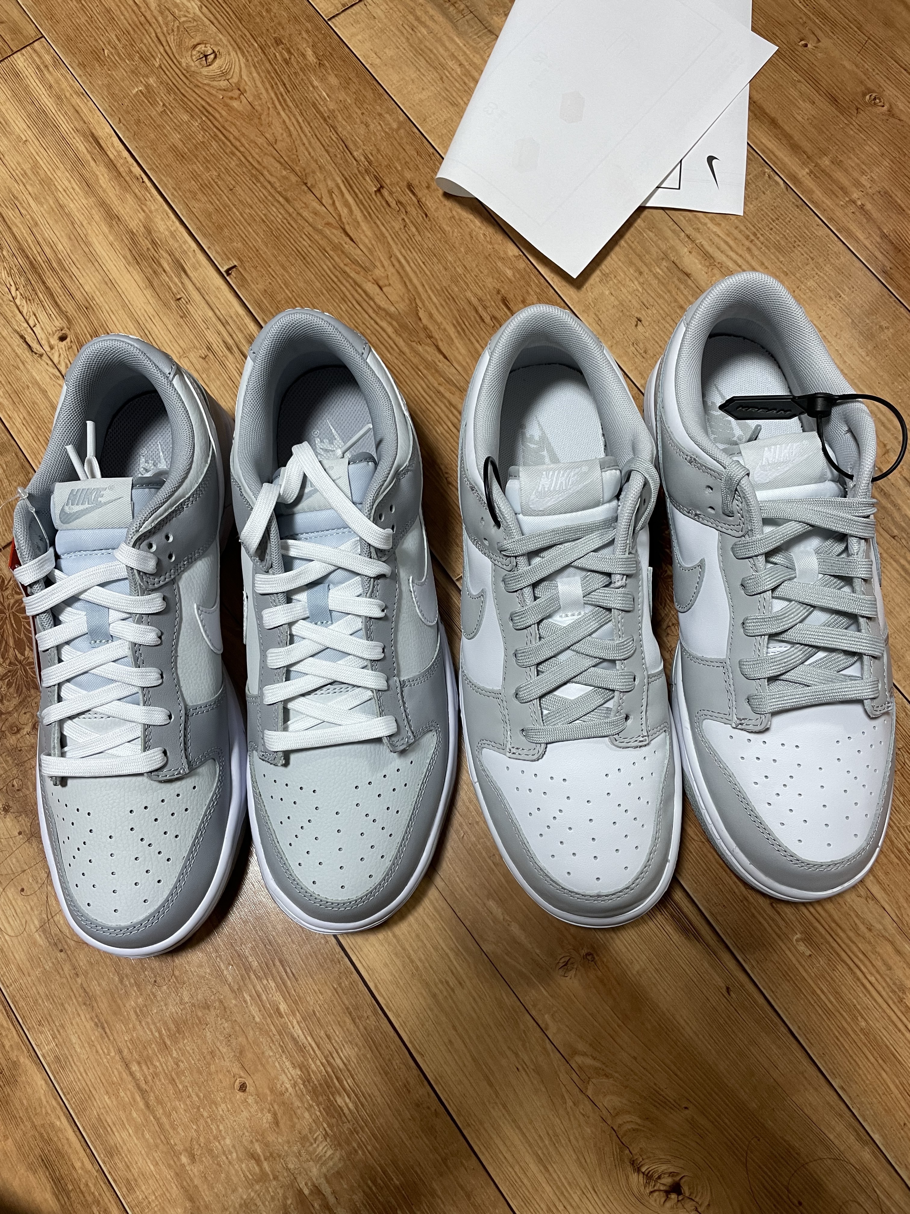 Nike Dunk Low Retro Grey Fog, Nike Dunk Low Retro Wolf Grey 착용 스타일 - 2