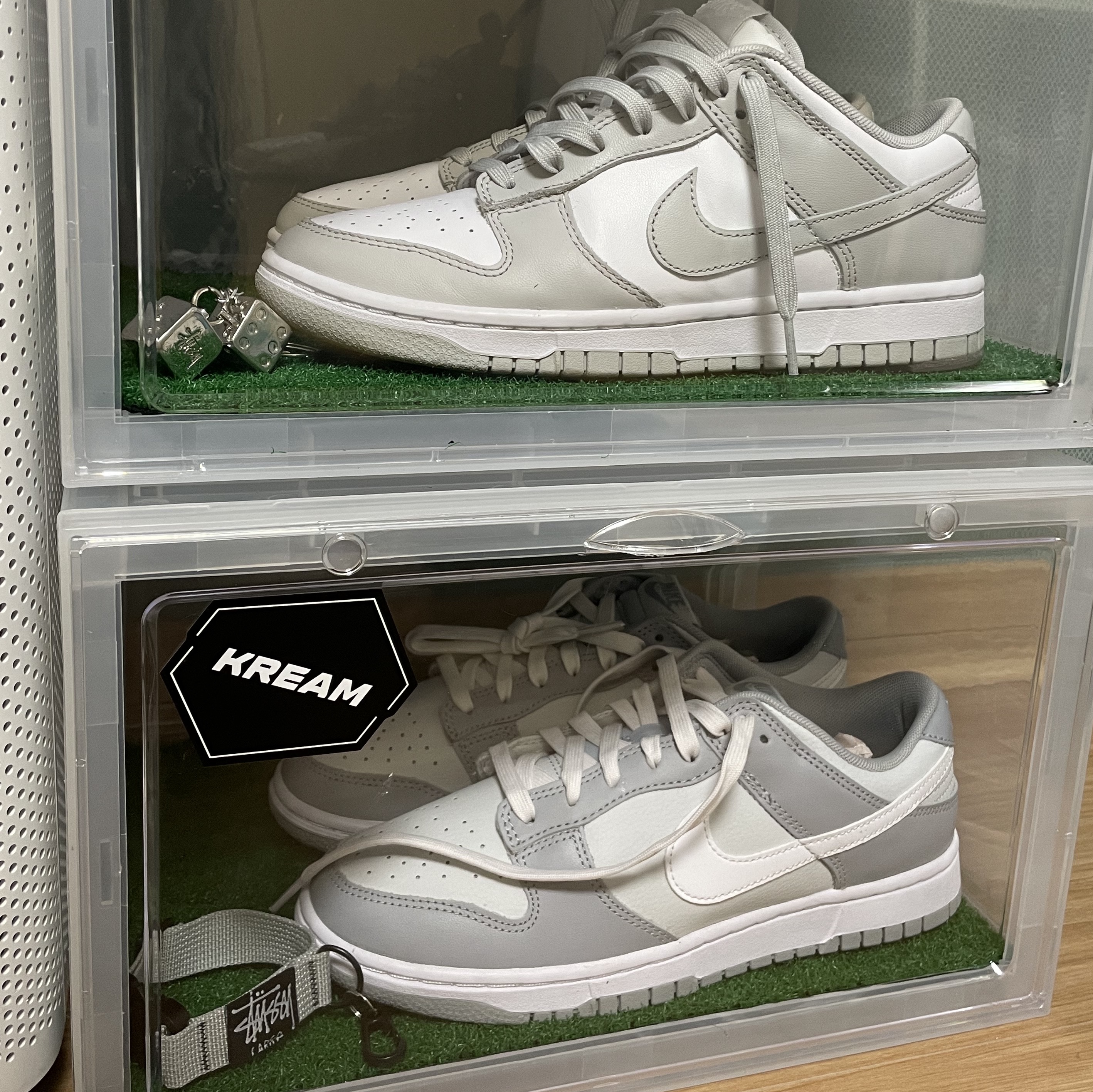 Nike Dunk Low Retro Wolf Grey, Nike Dunk Low Retro Grey Fog 착용 스타일