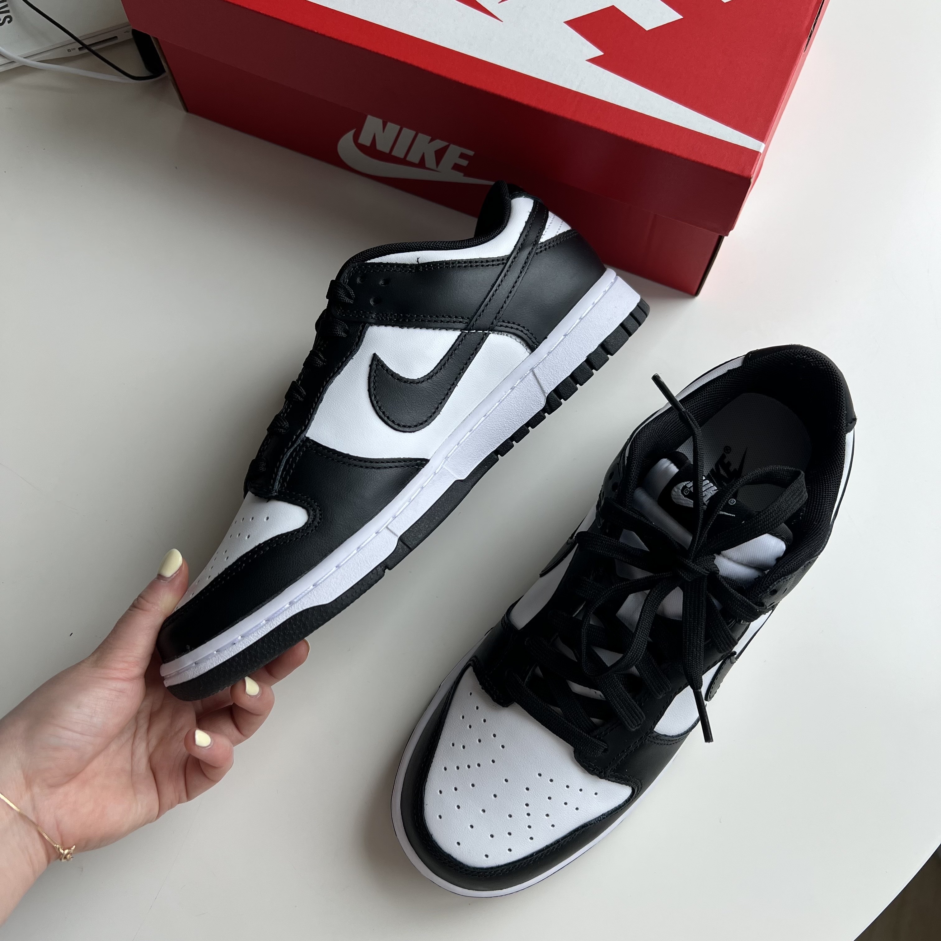Nike Dunk Low Retro Black 착용 스타일 - 3