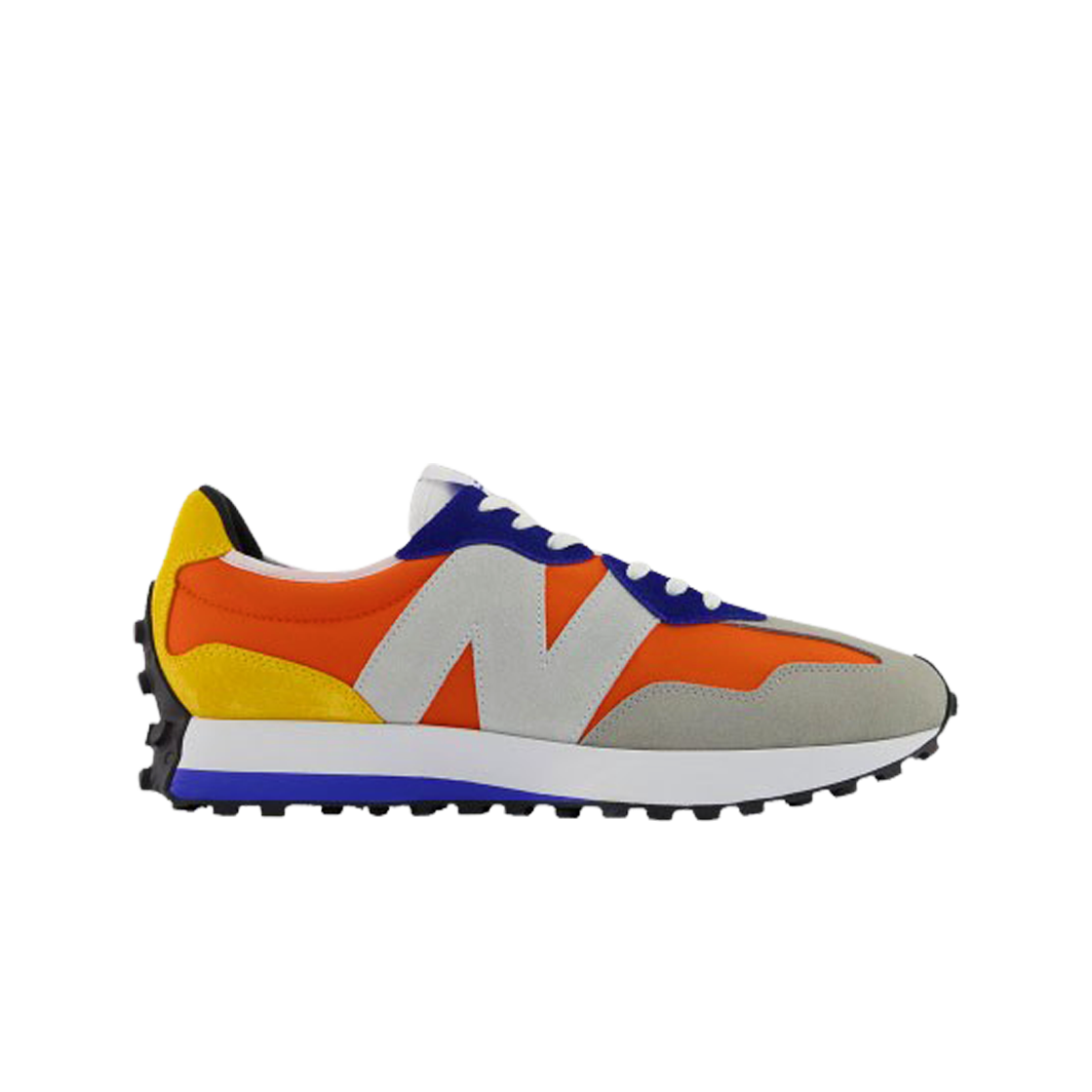 New Balance 327 Tan Orange Blue 상세 이미지 1