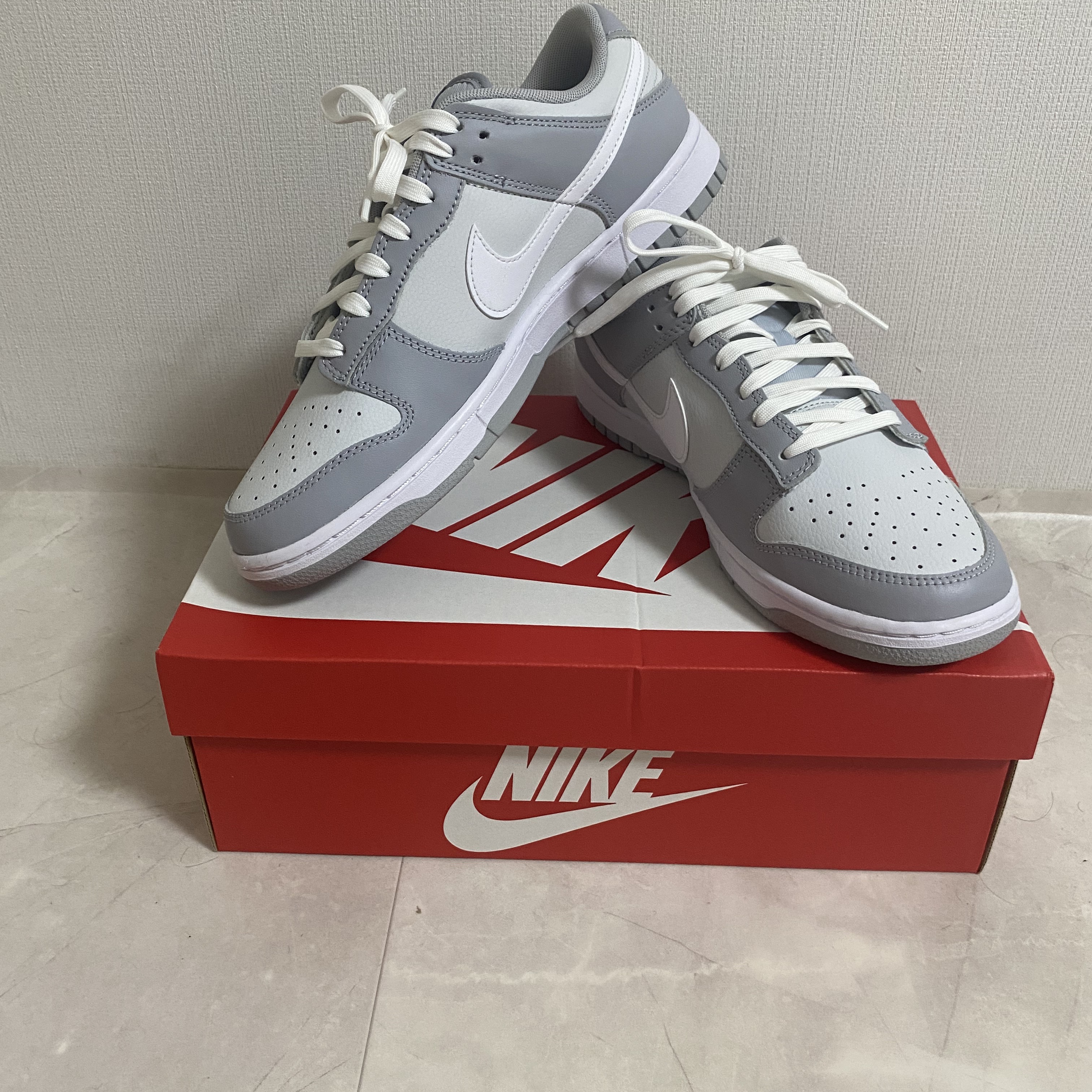 Nike Dunk Low Retro Wolf Grey 착용 스타일