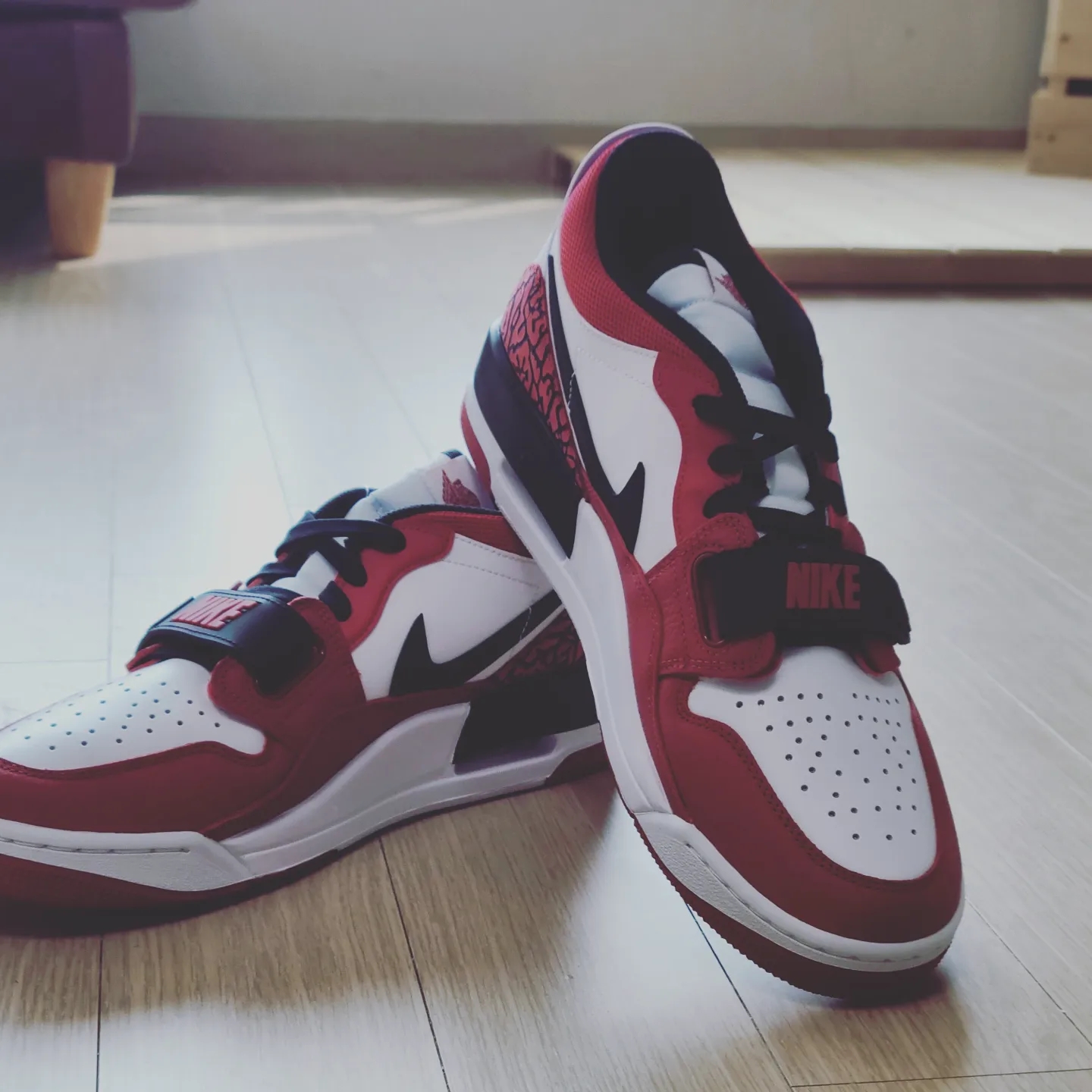 Jordan Legacy 312 Low Chicago 2022 착용 스타일 - 3
