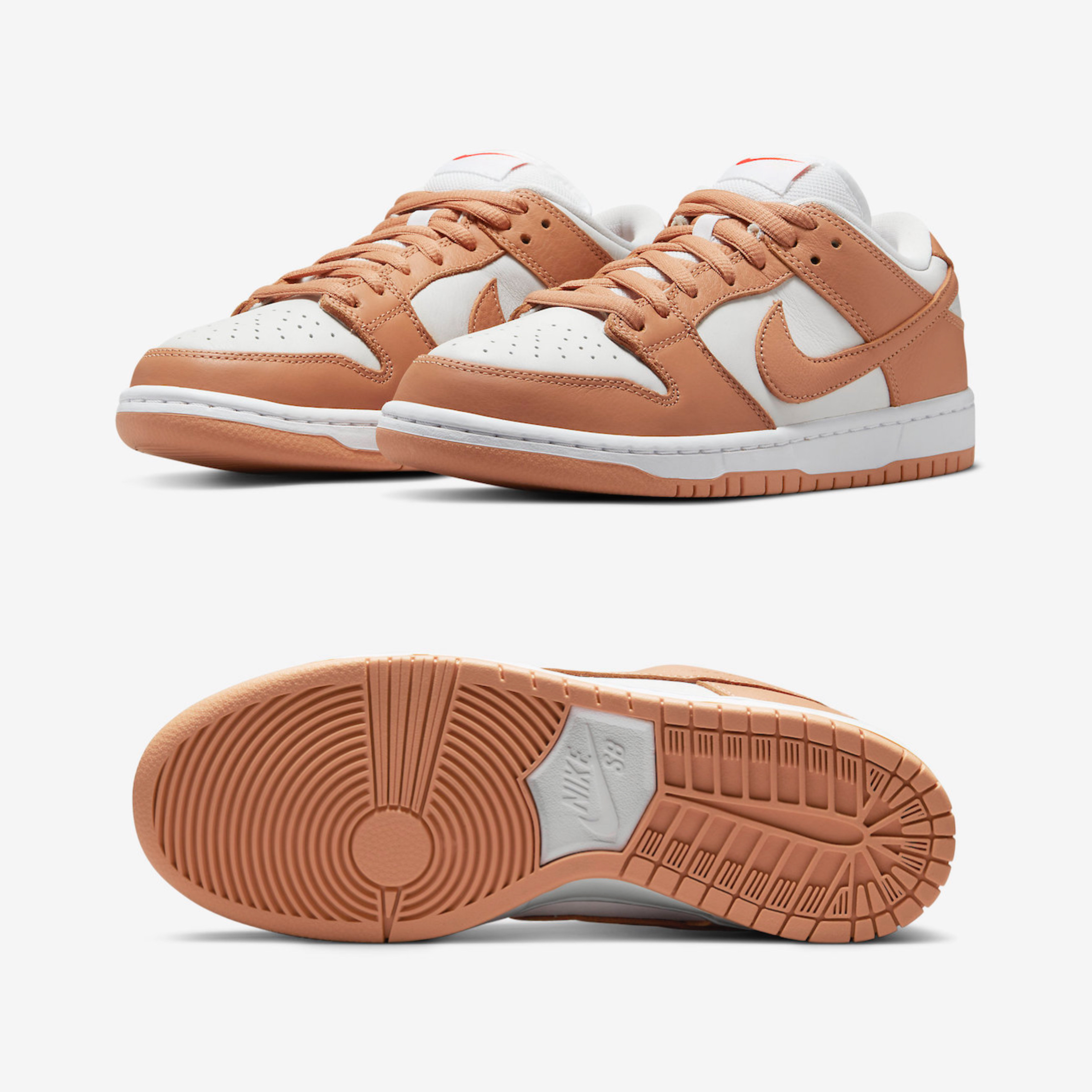 Nike SB Dunk Low Pro Light Cognac 착용 스타일 - 2