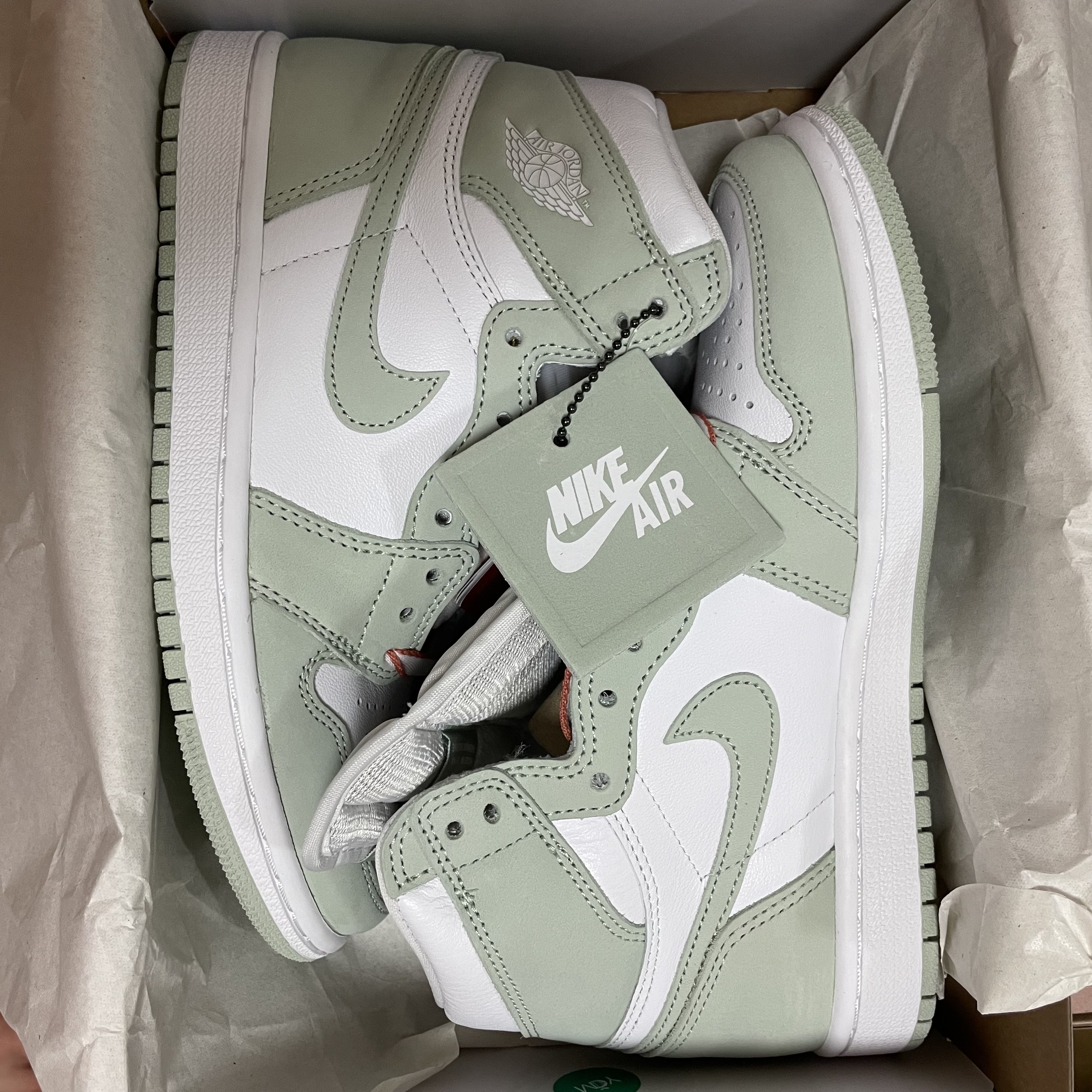 (W) Jordan 1 Retro High OG Seafoam 착용 스타일