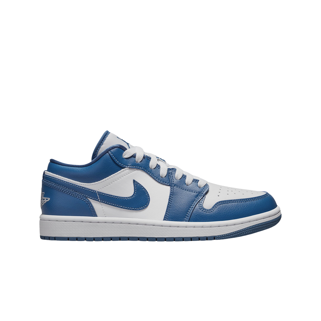 (W) 조던 1 로우 화이트 다크 마리나 블루((W) Jordan 1 Low White Dark Marina Blue)