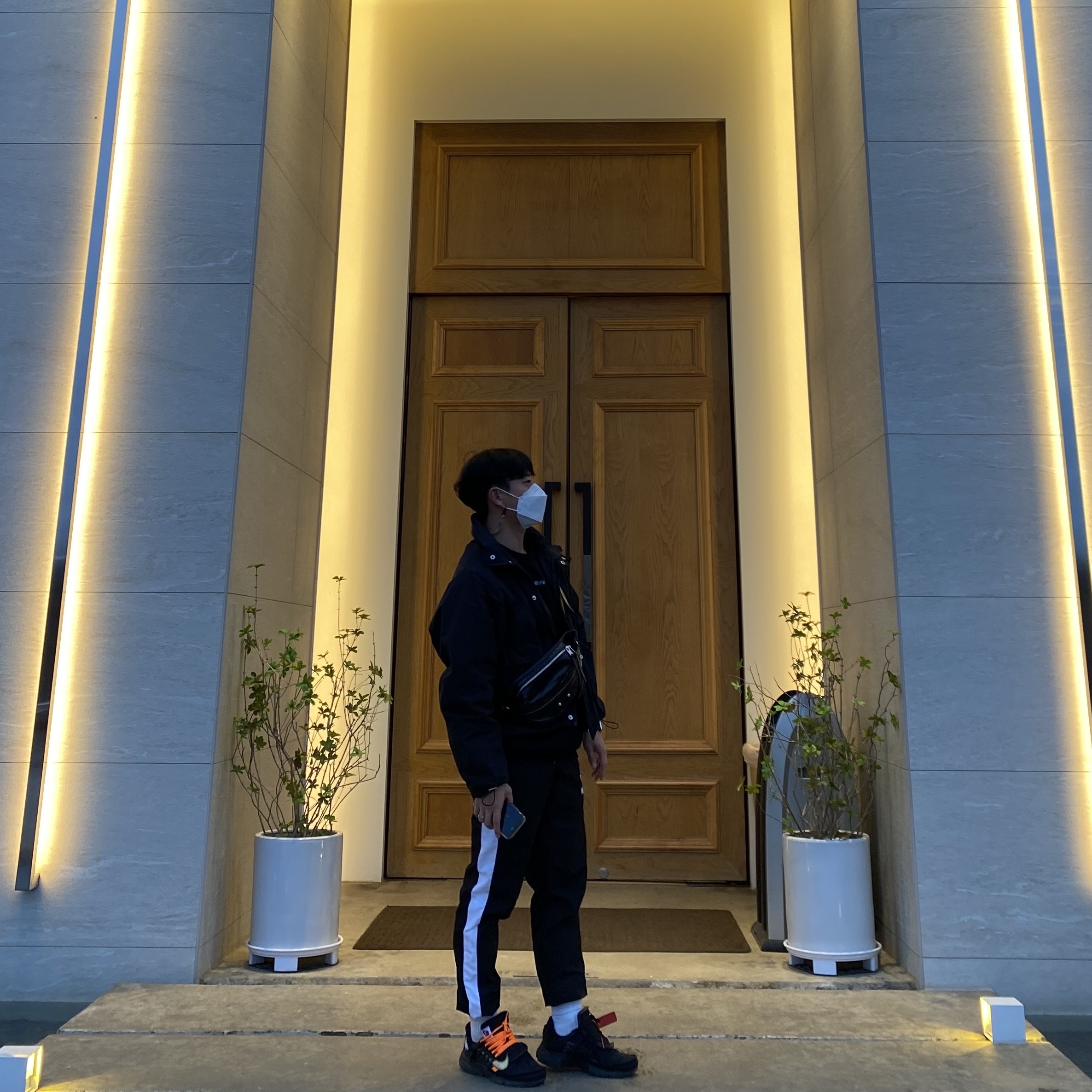 Nike x Off-White Air Presto Black 착용 스타일