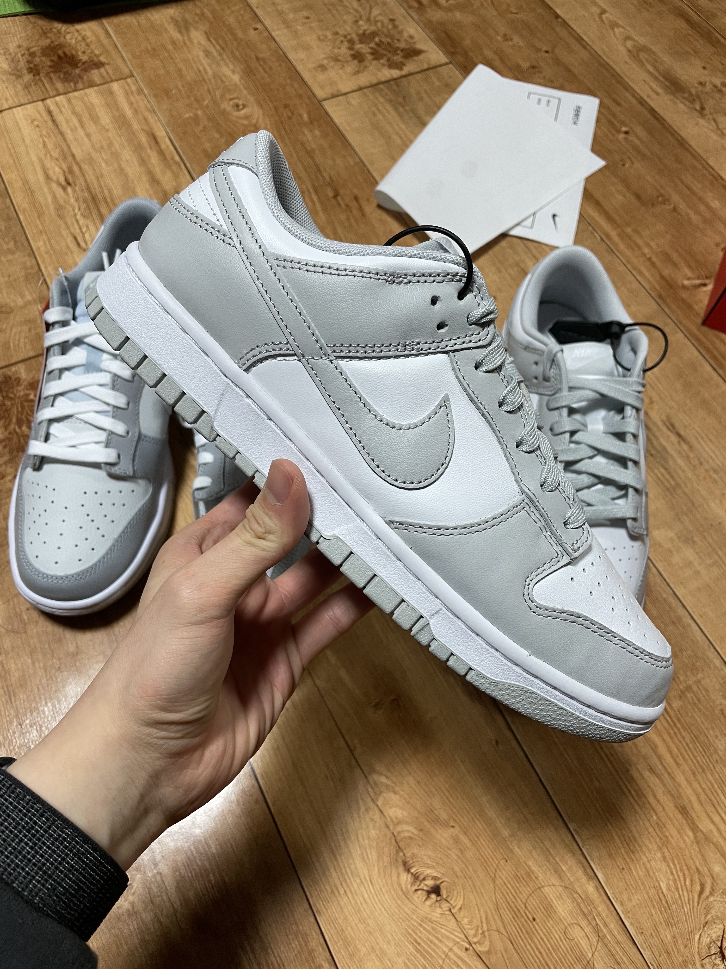 Nike Dunk Low Retro Grey Fog, Nike Dunk Low Retro Wolf Grey 착용 스타일 - 3