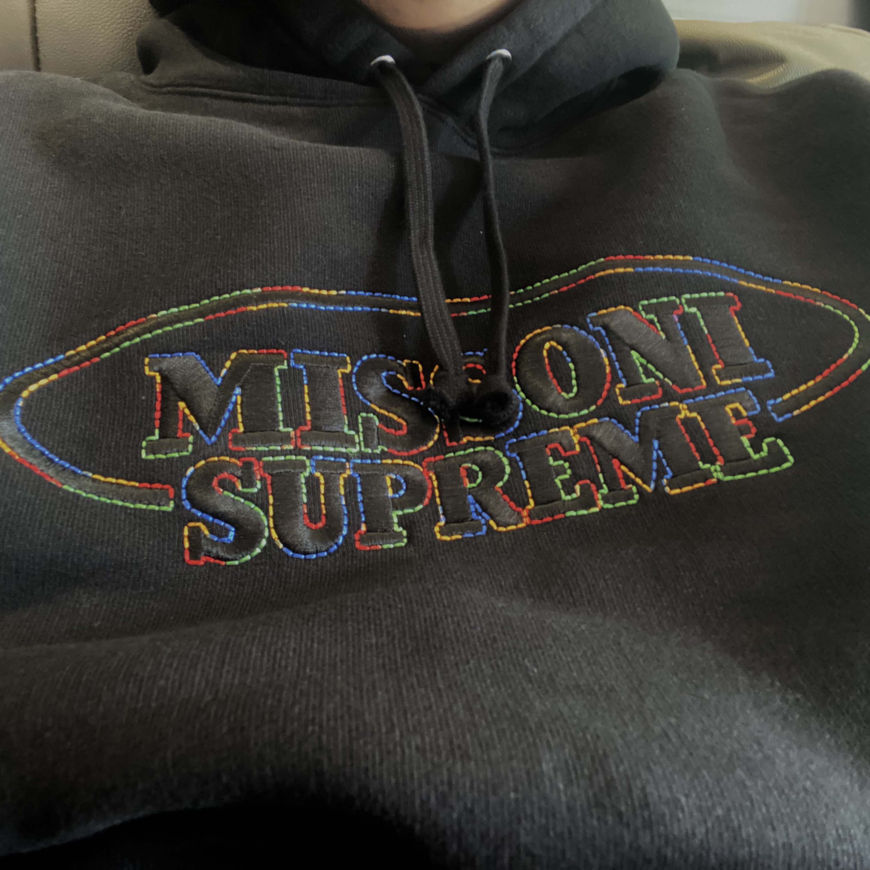 Supreme x Missoni Hooded Sweatshirt Black - 21FW 착용 스타일