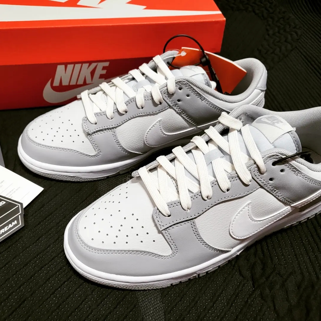 Nike Dunk Low Retro Wolf Grey 착용 스타일 - 3