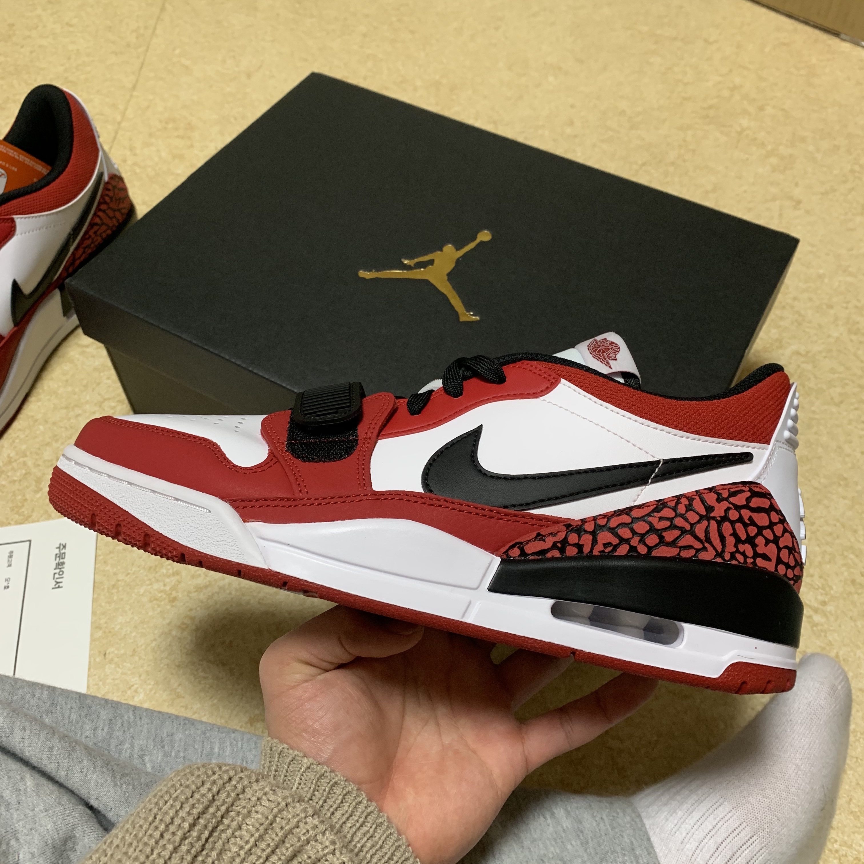 Jordan Legacy 312 Low Chicago 2022 착용 스타일