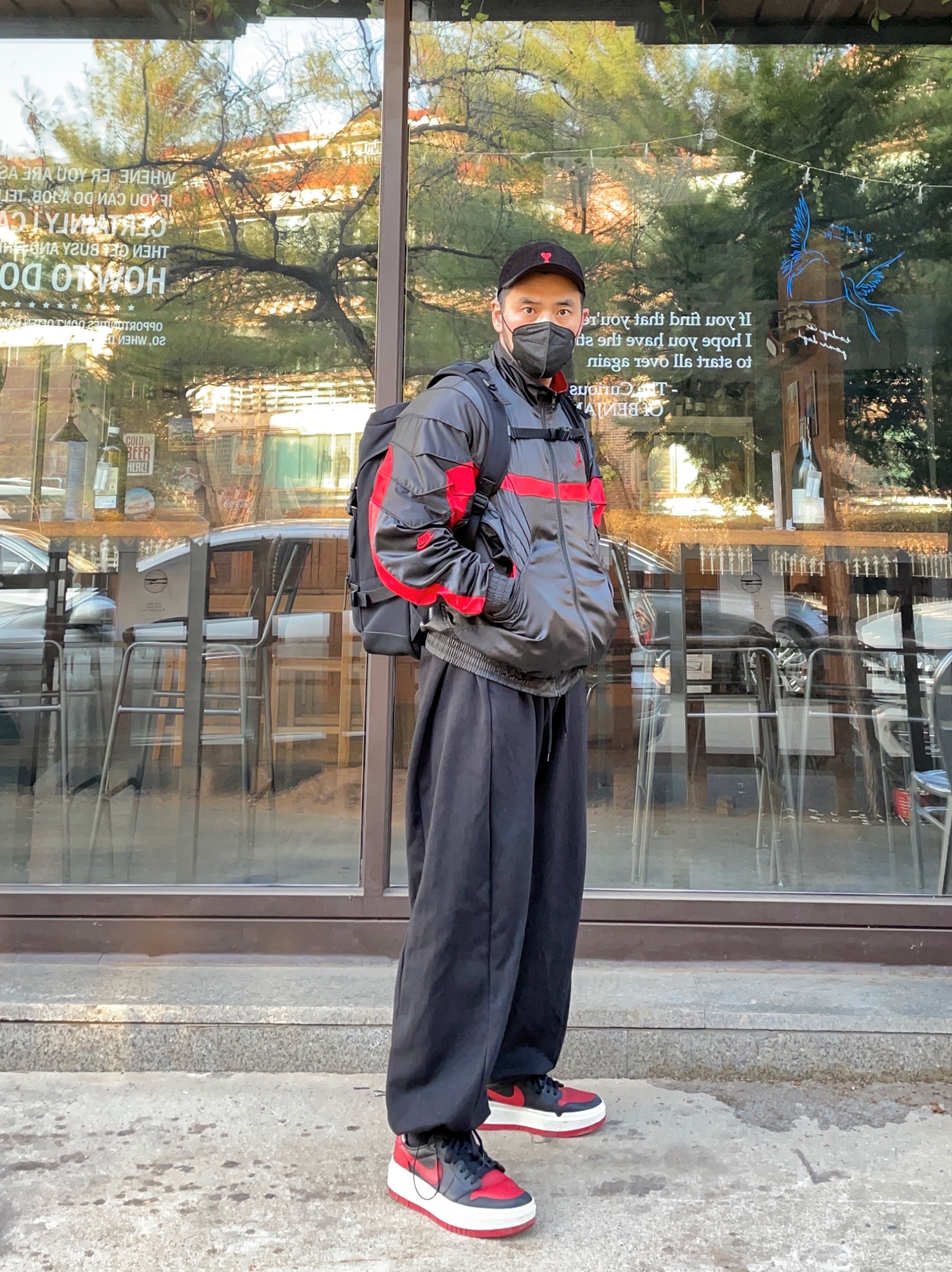 (W) Jordan 1 Elevate Low SE Bred 착용 스타일 - 3