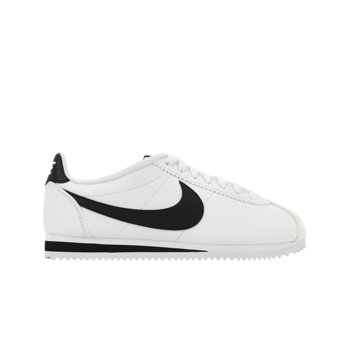 (W) Nike Classic Cortez Leather White Black