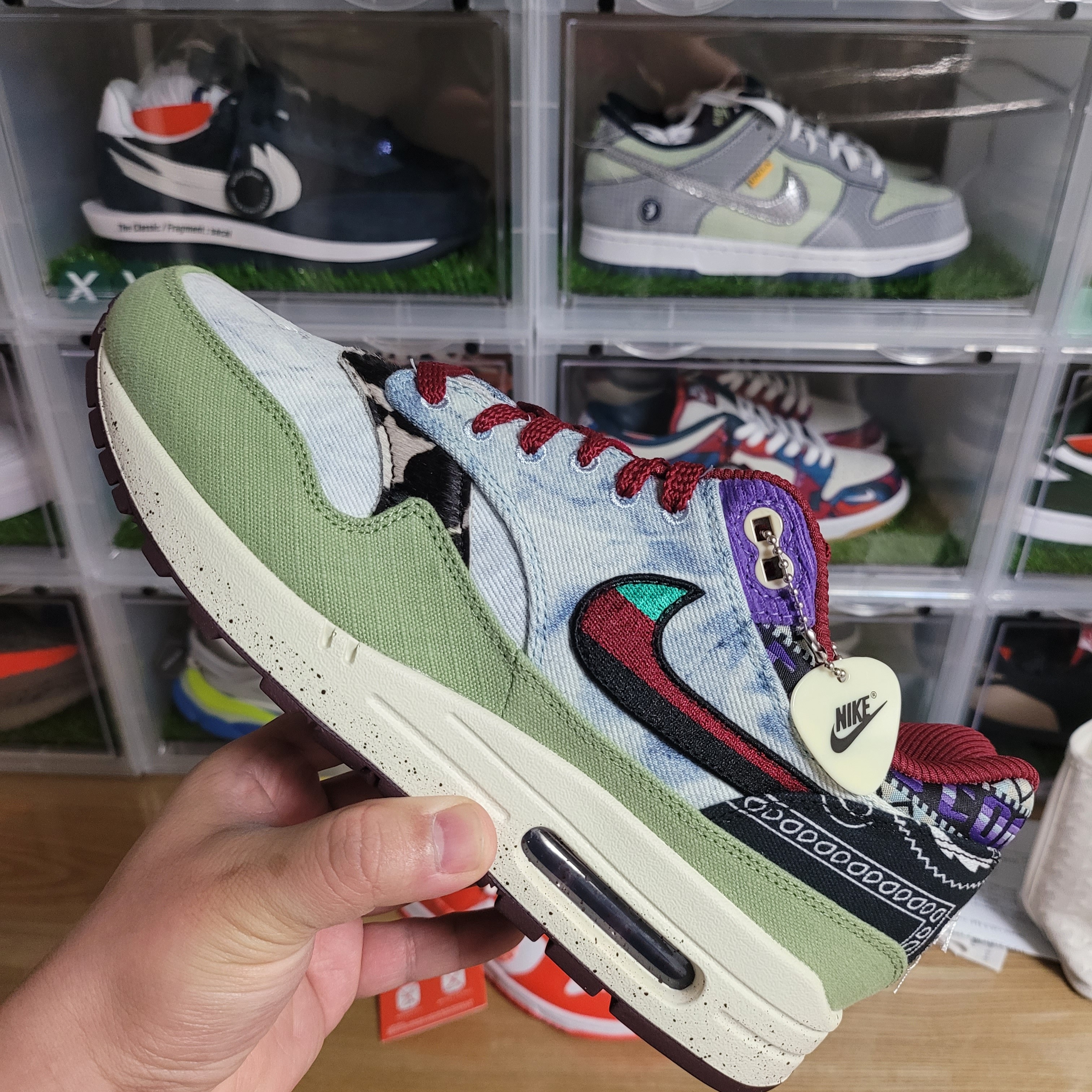 Nike x Concepts Air Max 1 SP Mellow, Nike x Union Dunk Low Passport Pack Pistachio 착용 스타일 - 1